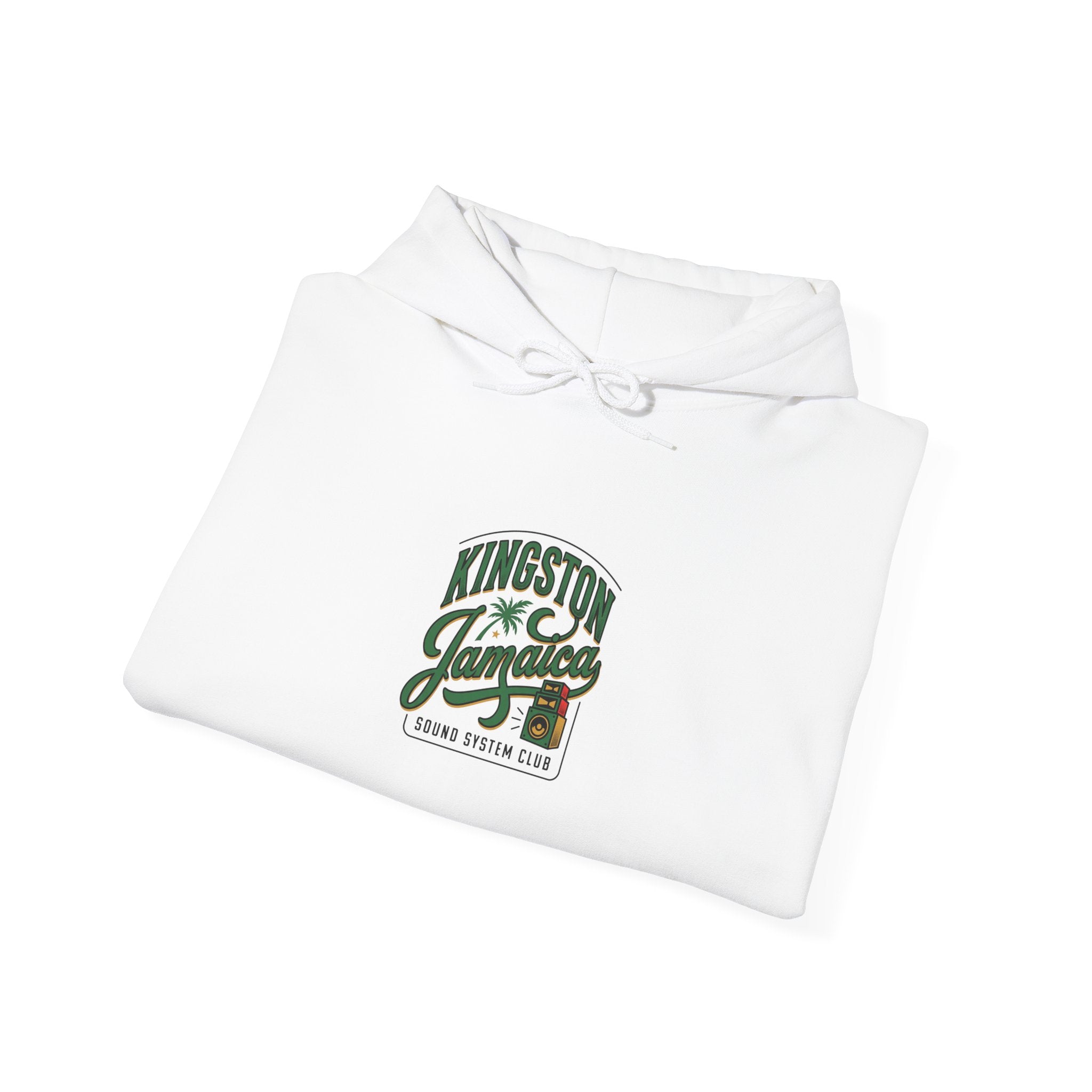 Kingston Jamaica vintage postcard Hoodie | Caribbean heritage, island pride
