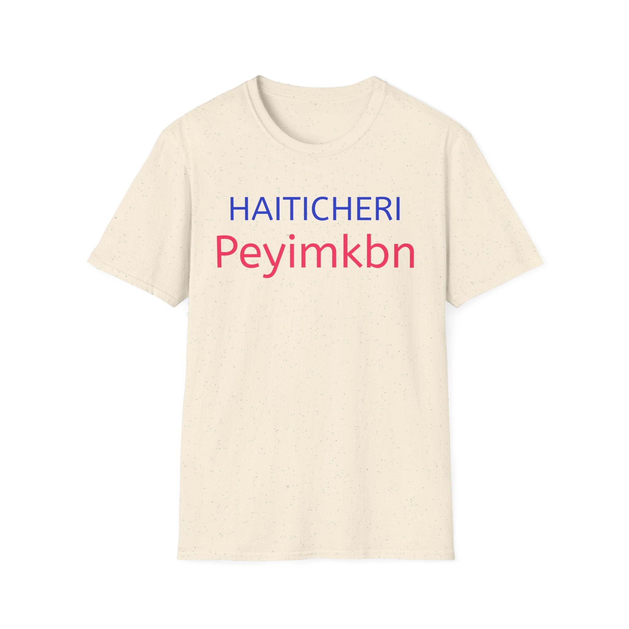 T-Shirt — HAITICHERI Peyimkbn Minimal Text Graphic