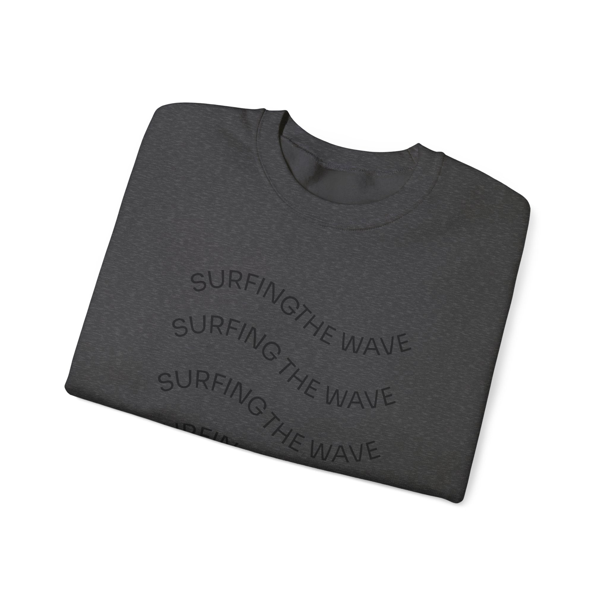 Sweatshirt — 'Surfing The Wave' Minimalist Crewneck