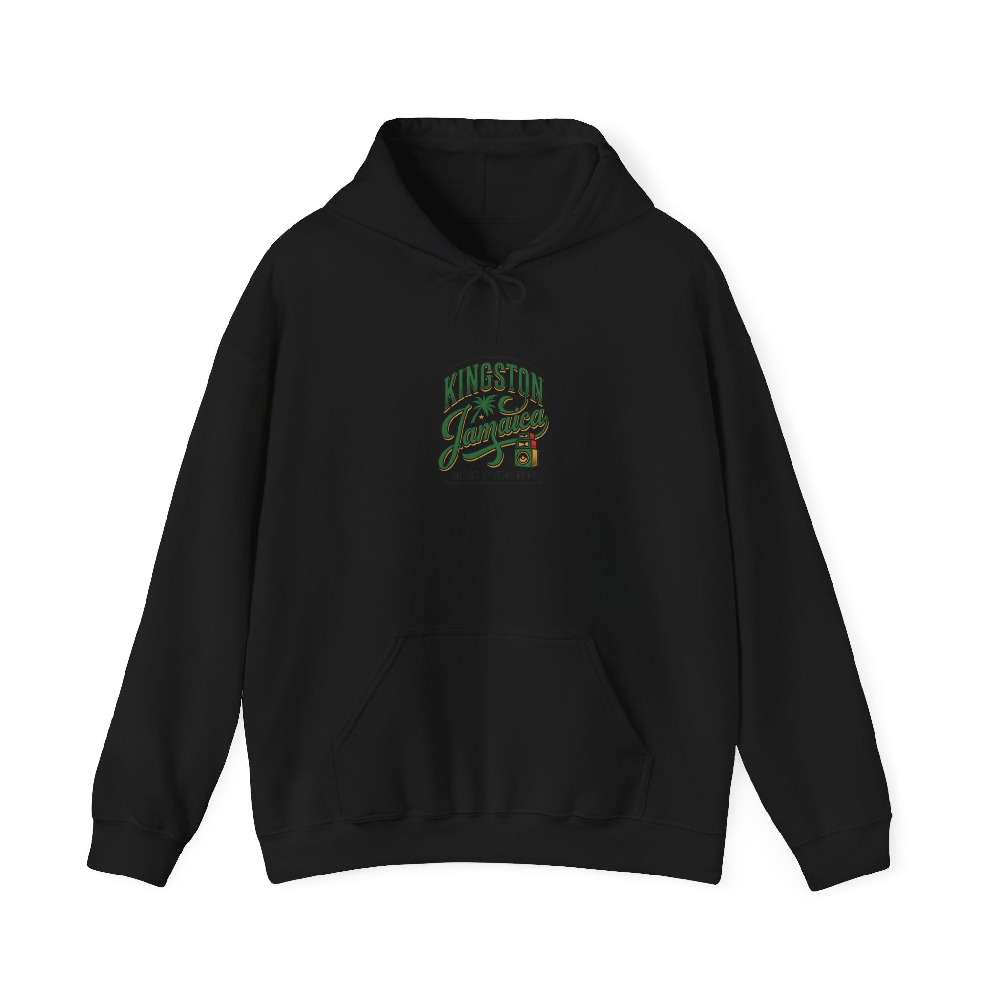 Kingston Jamaica vintage postcard Hoodie | Caribbean heritage, island pride