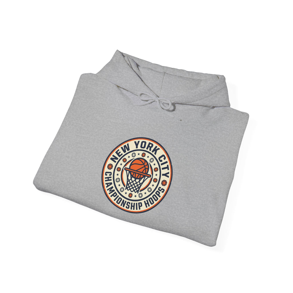 New York City Basketball Crest Hoodie | NY Basketball Streetwear