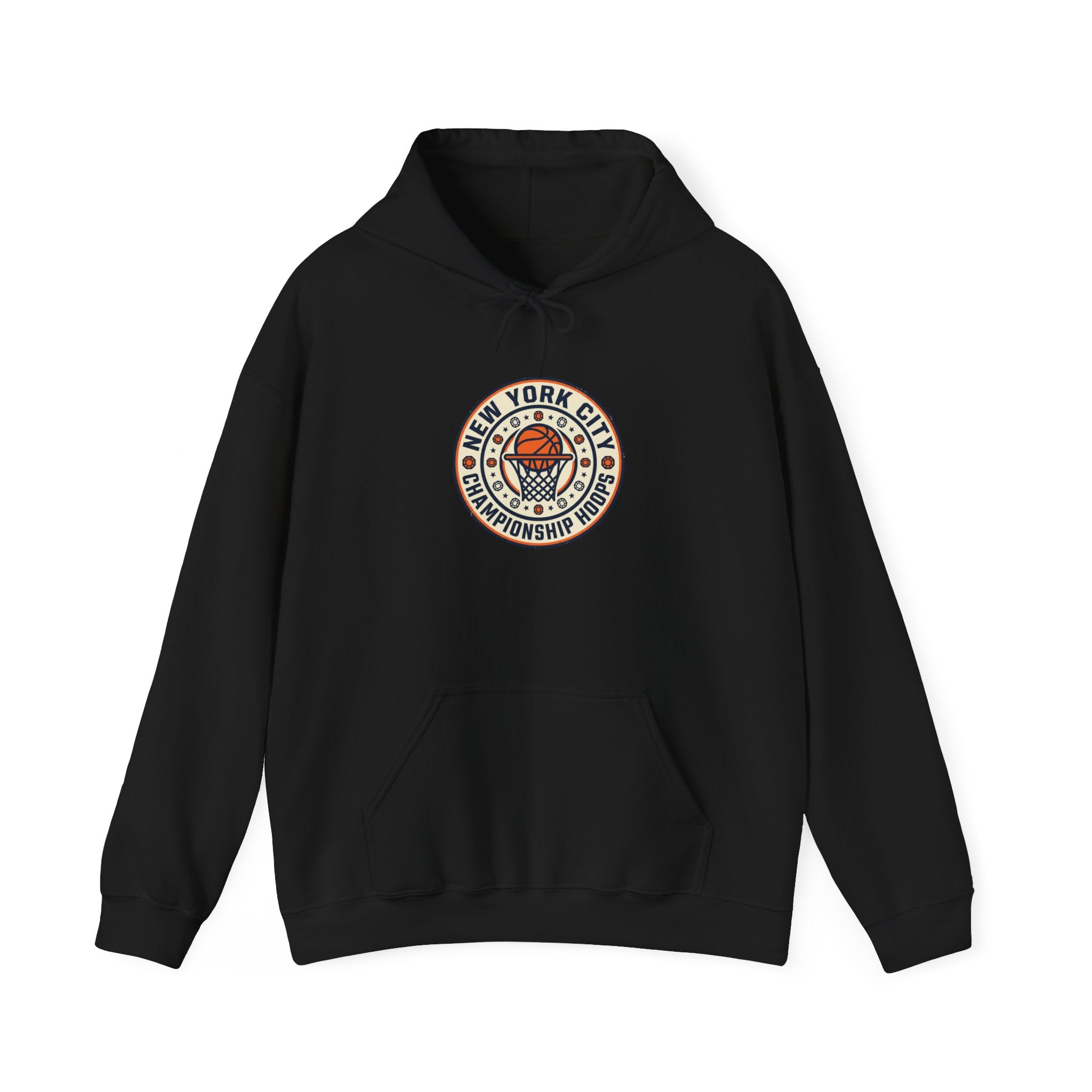 New York City Basketball Crest Hoodie | NY Basketball Streetwear