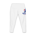 White Women's Yoga Pants with KonsonHaiti Logo — Branded Activewear Leggings