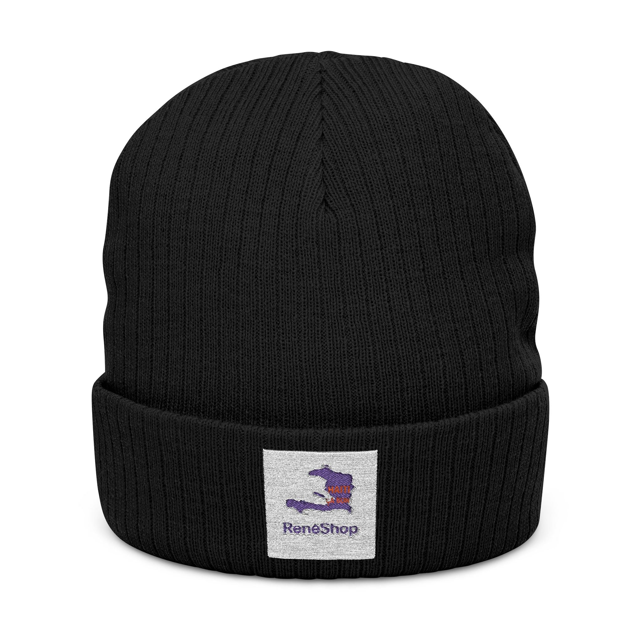 Ribbed Knit Beanie (Embroidery)