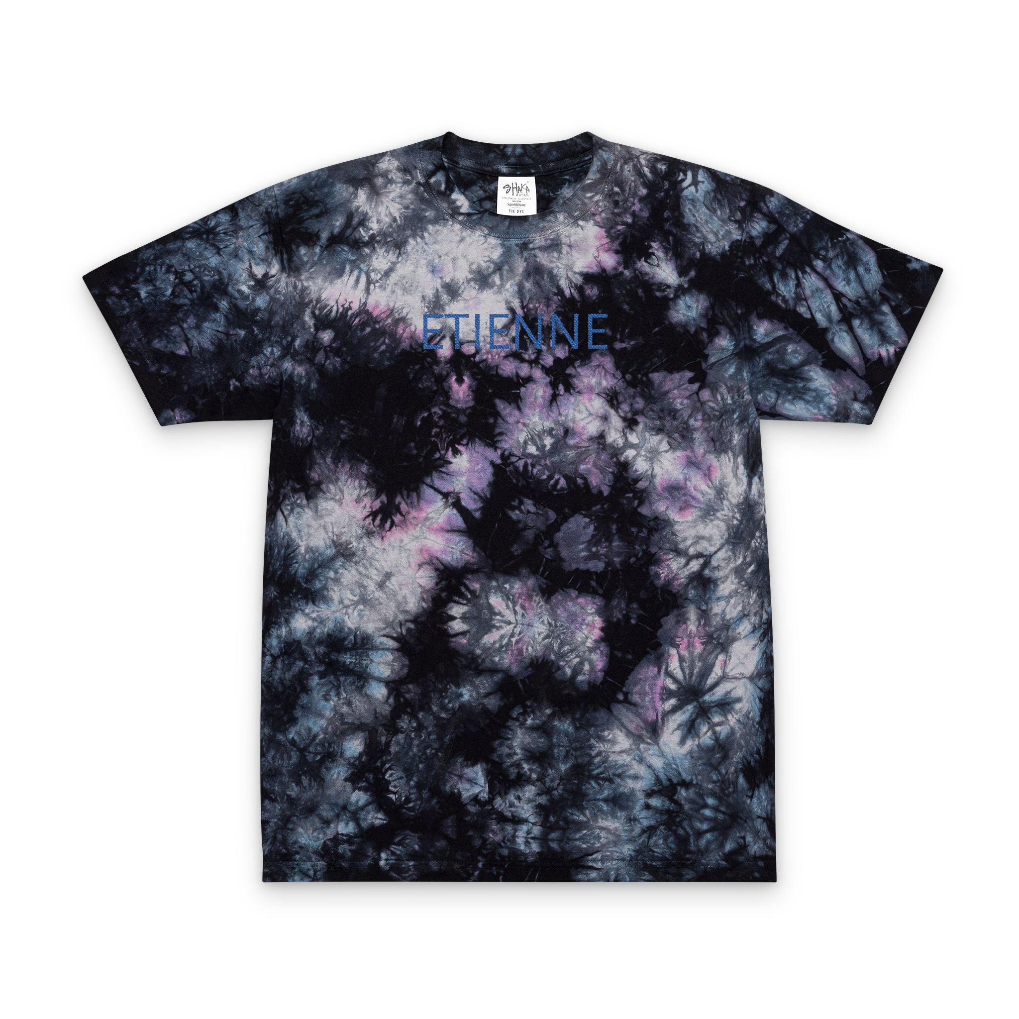 Tie-Dye Spiral Embroidered T-Shirt — Oversized Rainbow Tee
