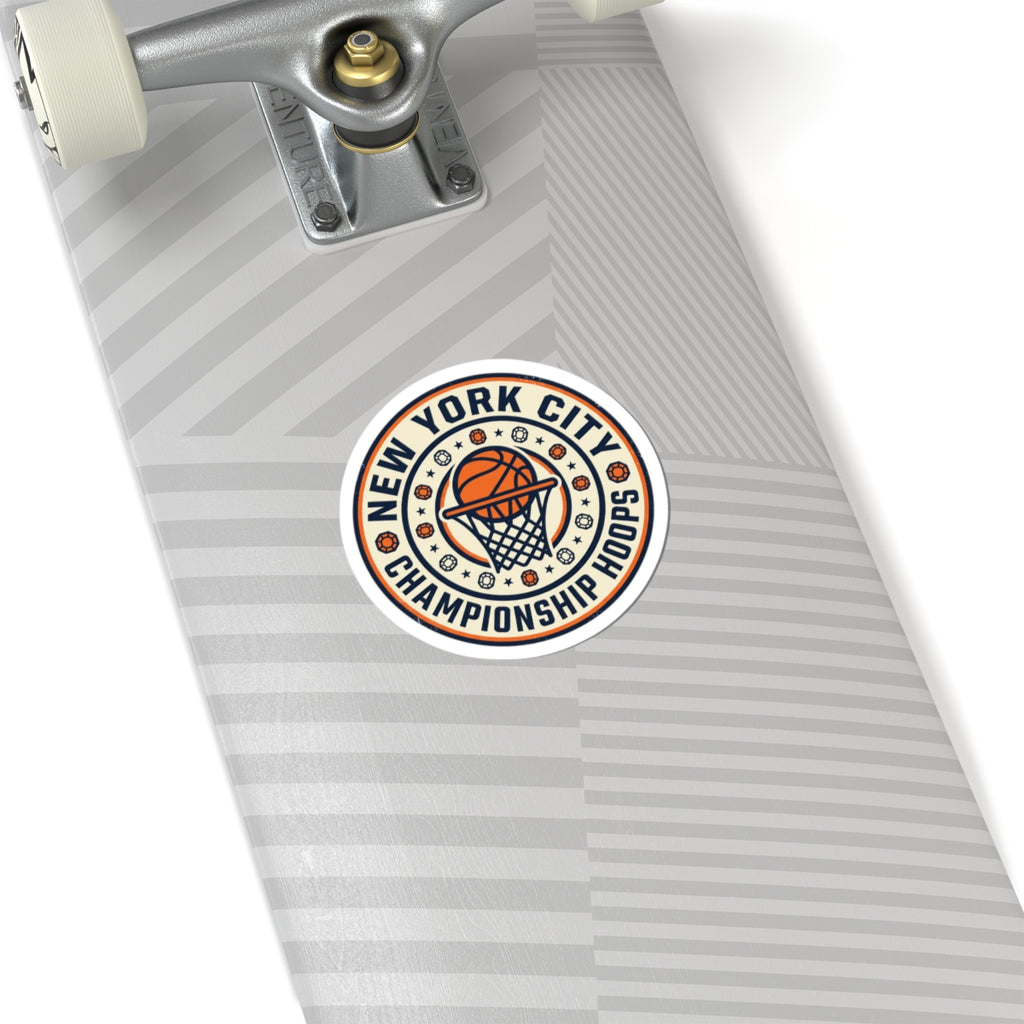 New York City Championship Hoops Sticker | NY Basketball, Streetwear