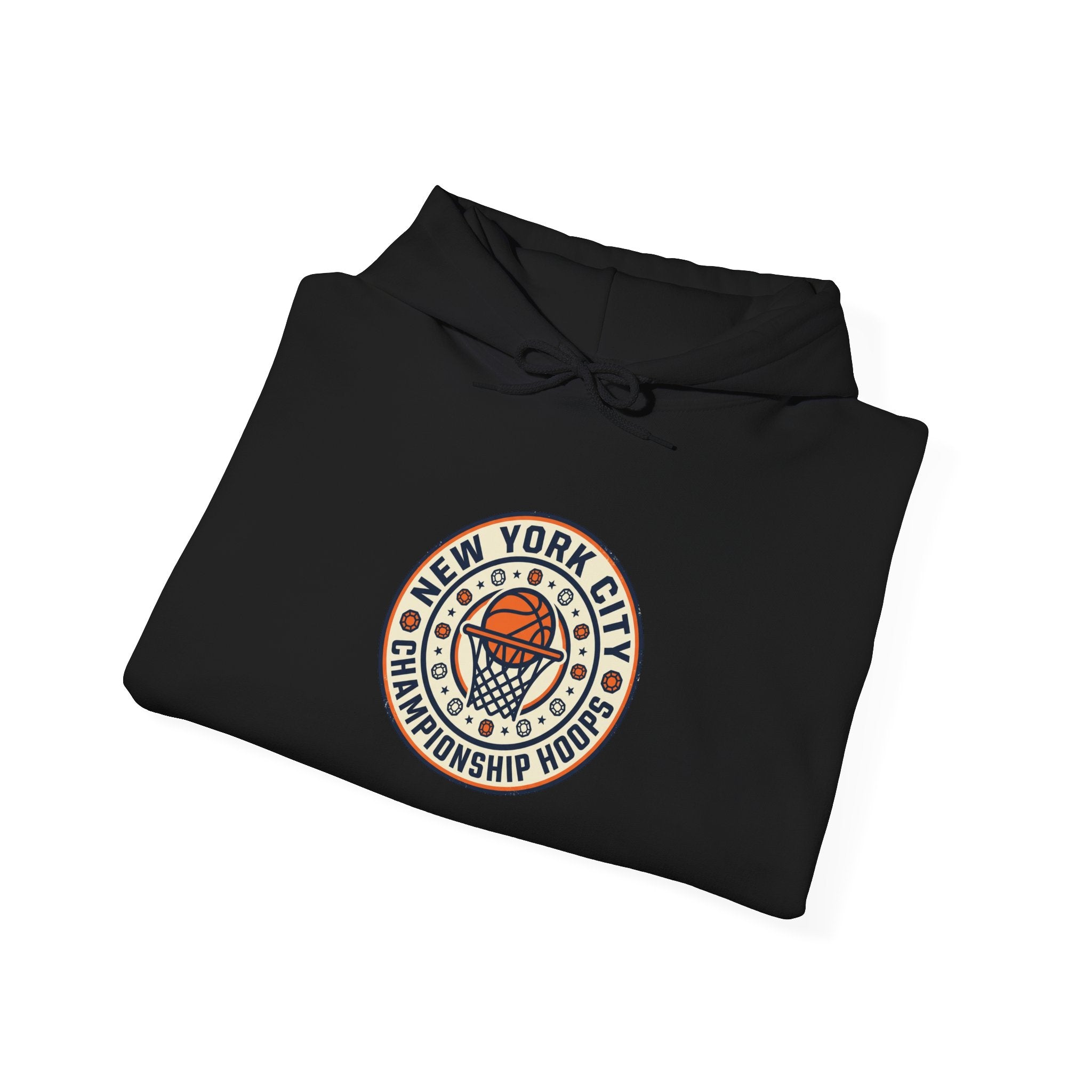 New York City Basketball Crest Hoodie | NY Basketball Streetwear