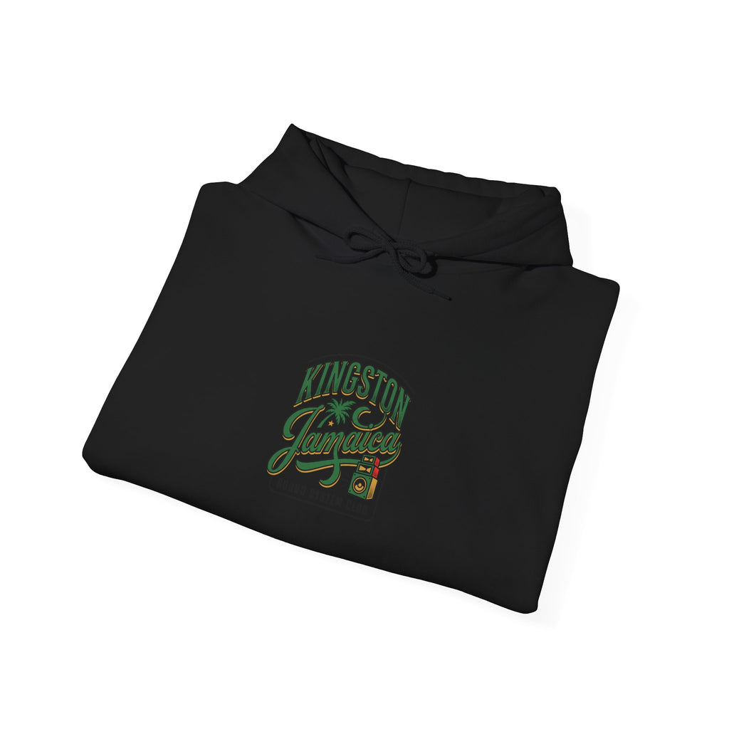 Kingston Jamaica vintage postcard Hoodie | Caribbean heritage, island pride