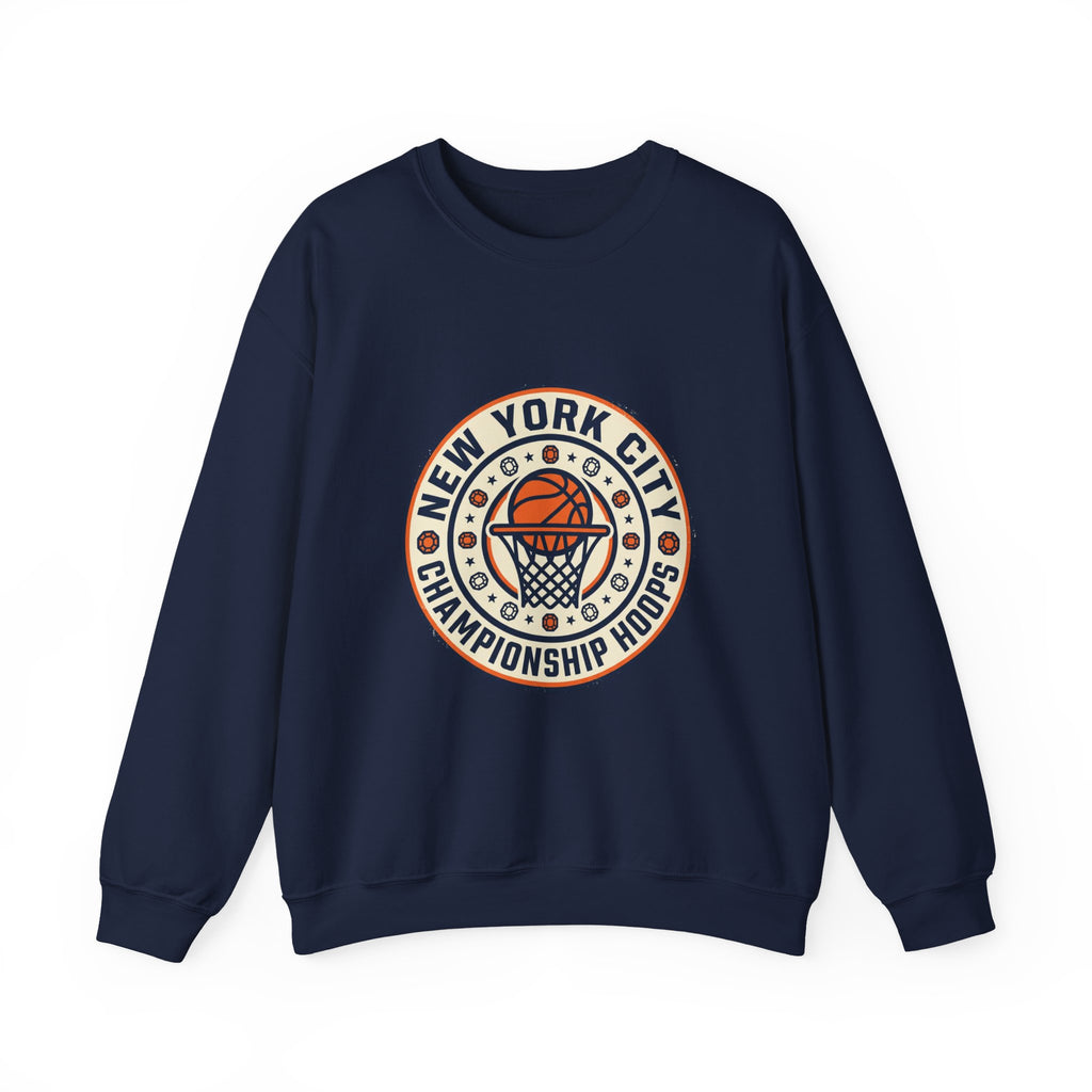 New York City Basketball Crest Sweatshirt | City Pride Streetwear