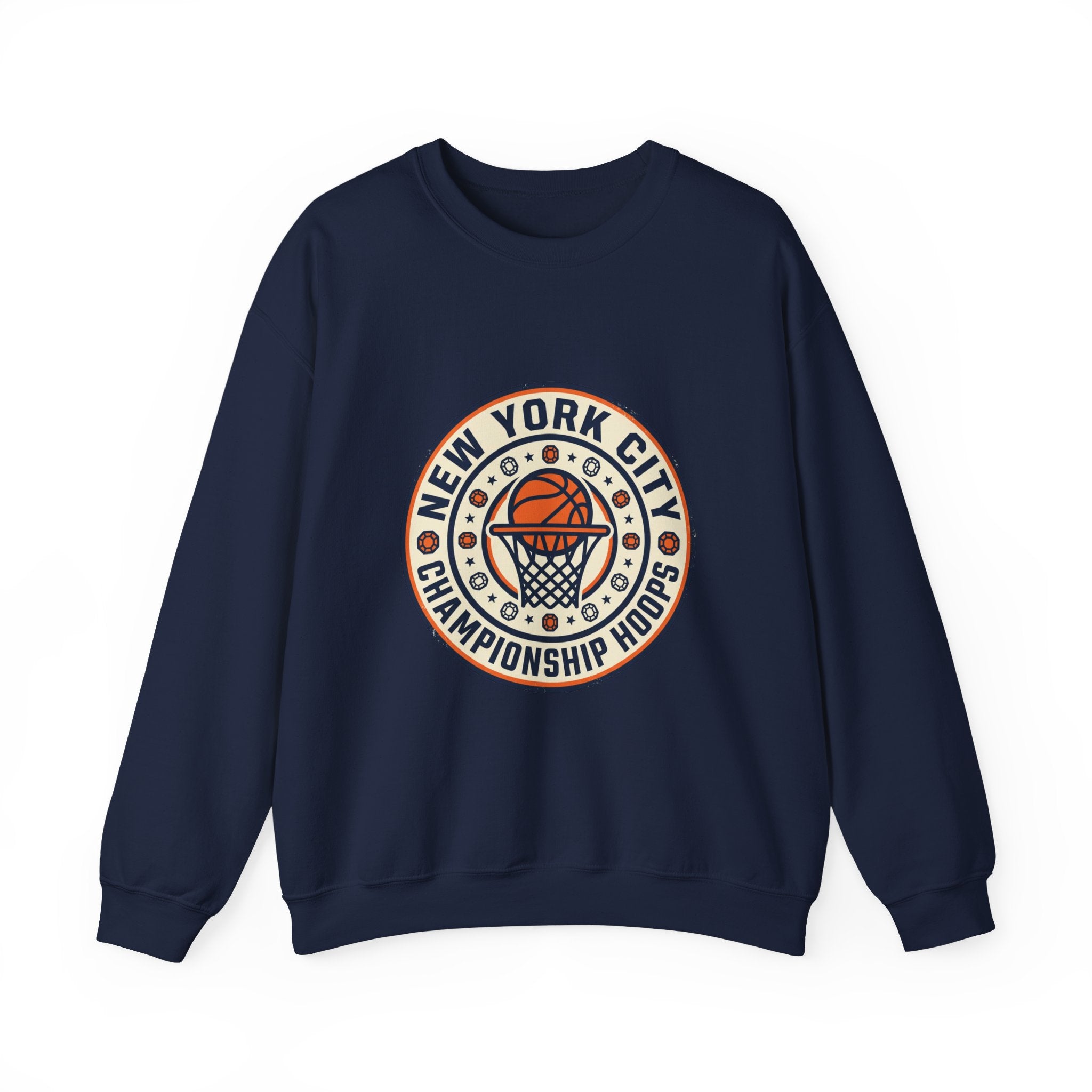 New York City Basketball Crest Sweatshirt | City Pride Streetwear