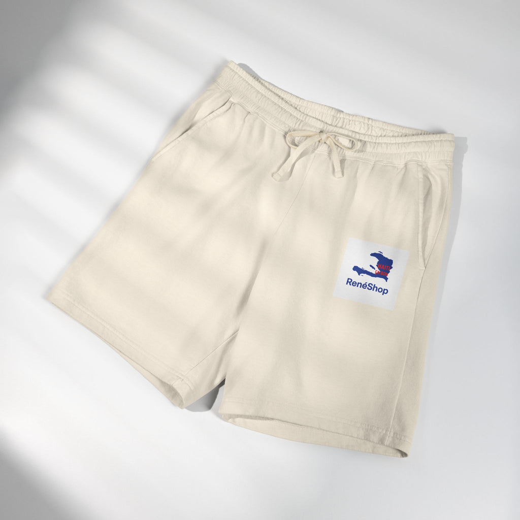 Lightweight Fleece Sweat Shorts – Minimal Logo Casual Lounge Shorts