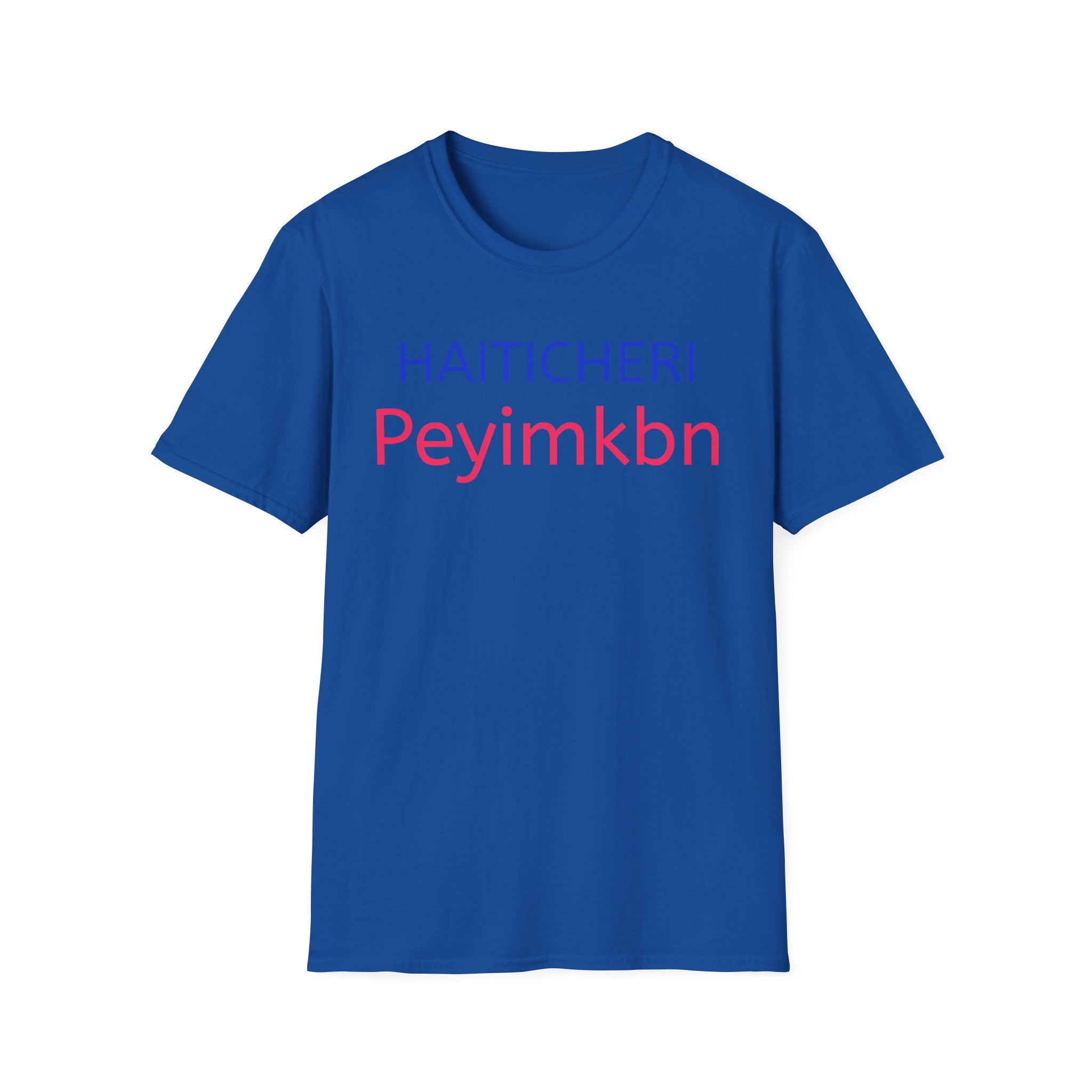 T-Shirt — HAITICHERI Peyimkbn Minimal Text Graphic