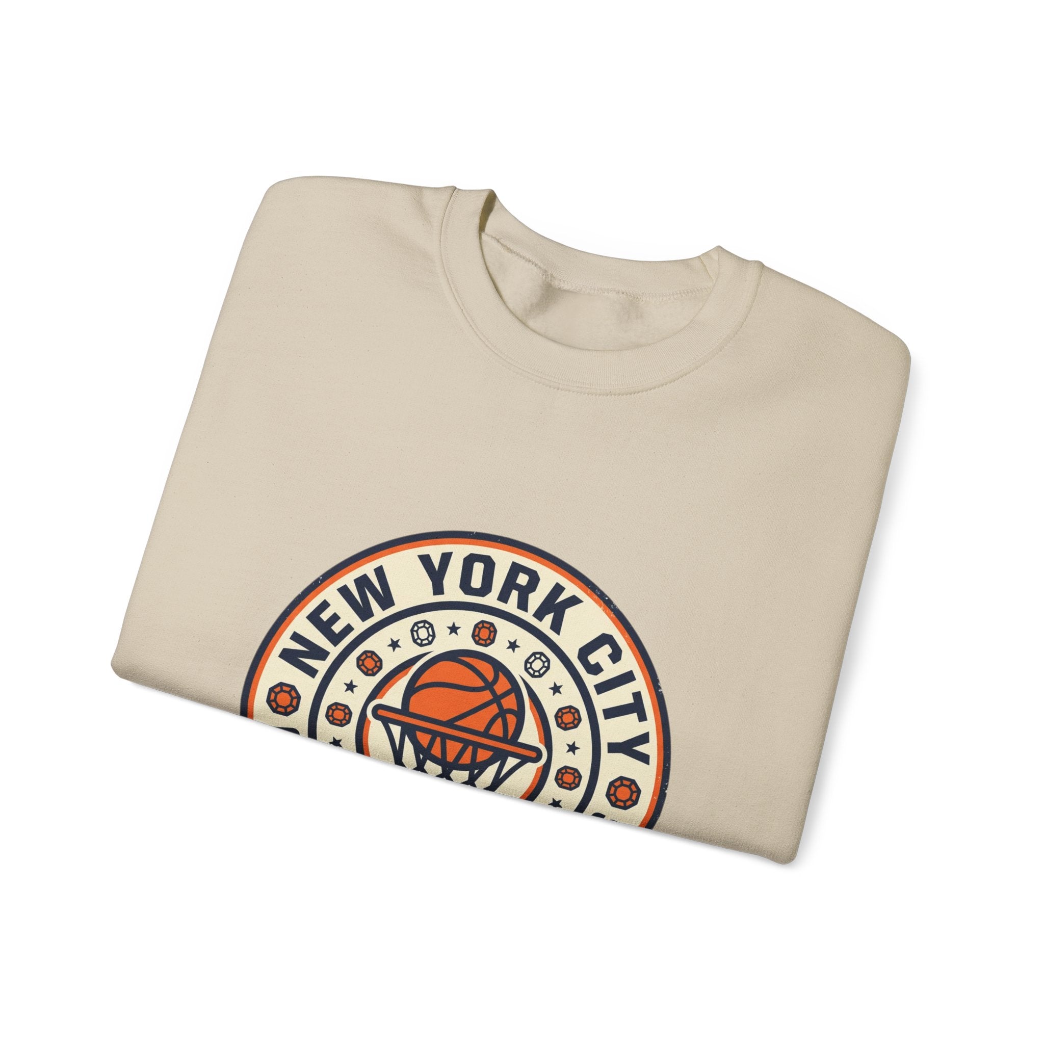 New York City Basketball Crest Sweatshirt | City Pride Streetwear
