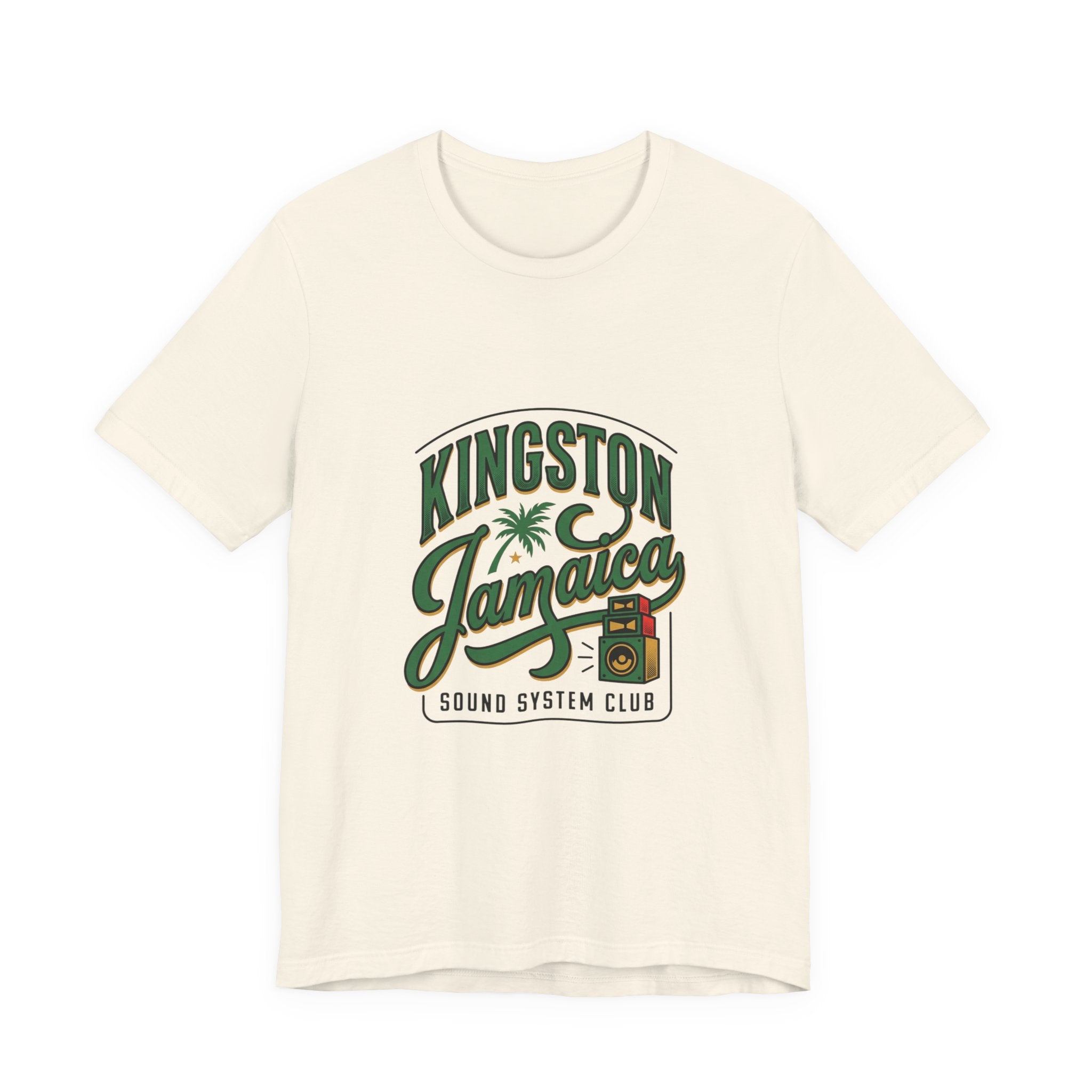 Kingston Jamaica Vintage Sound System Tee | Caribbean Heritage, Retro Island Pride