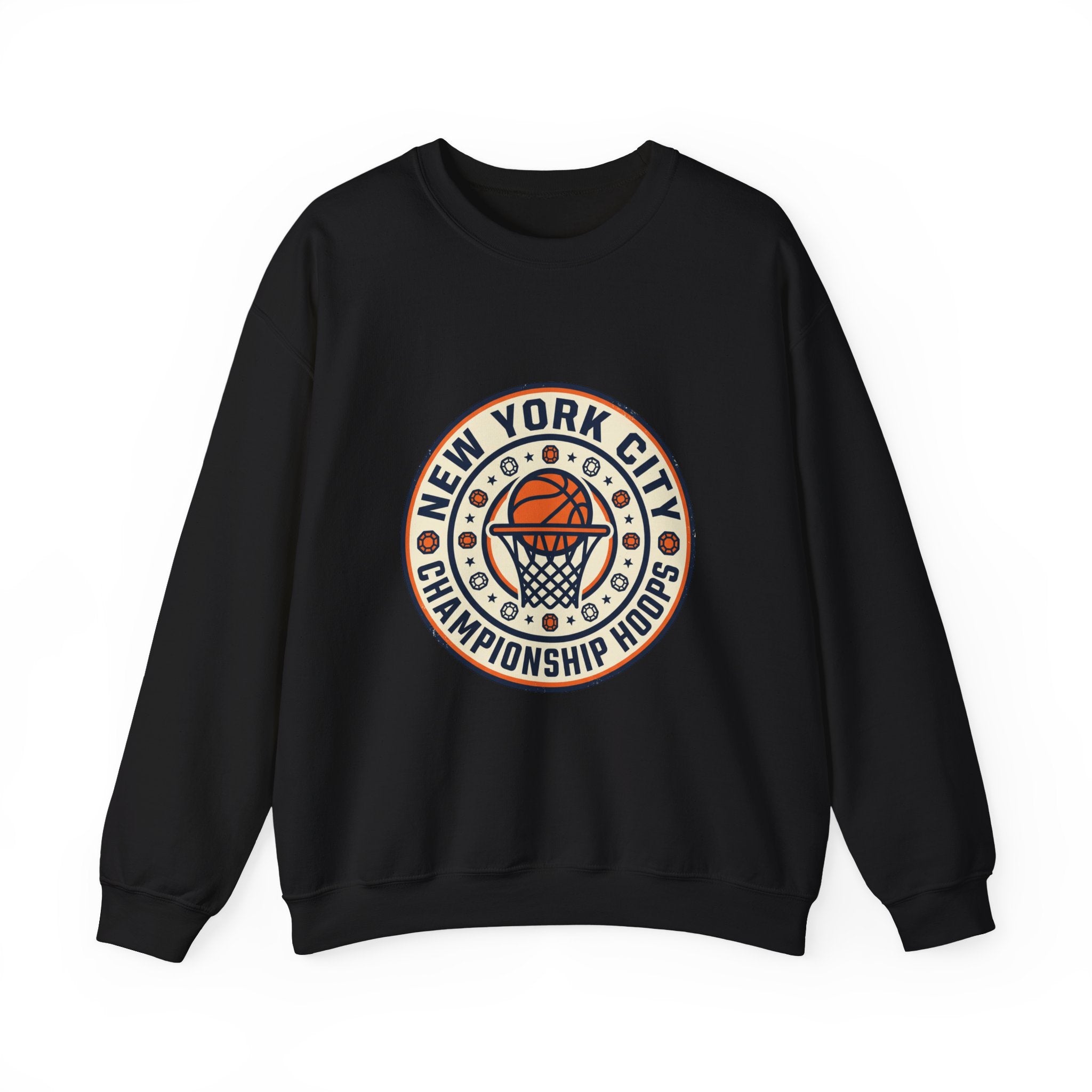 New York City Basketball Crest Sweatshirt | City Pride Streetwear