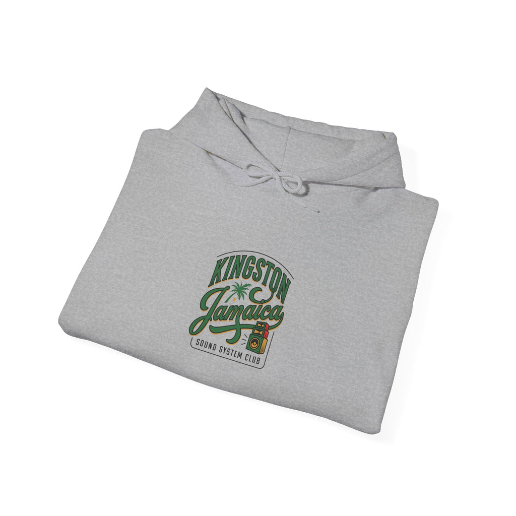 Kingston Jamaica vintage postcard Hoodie | Caribbean heritage, island pride
