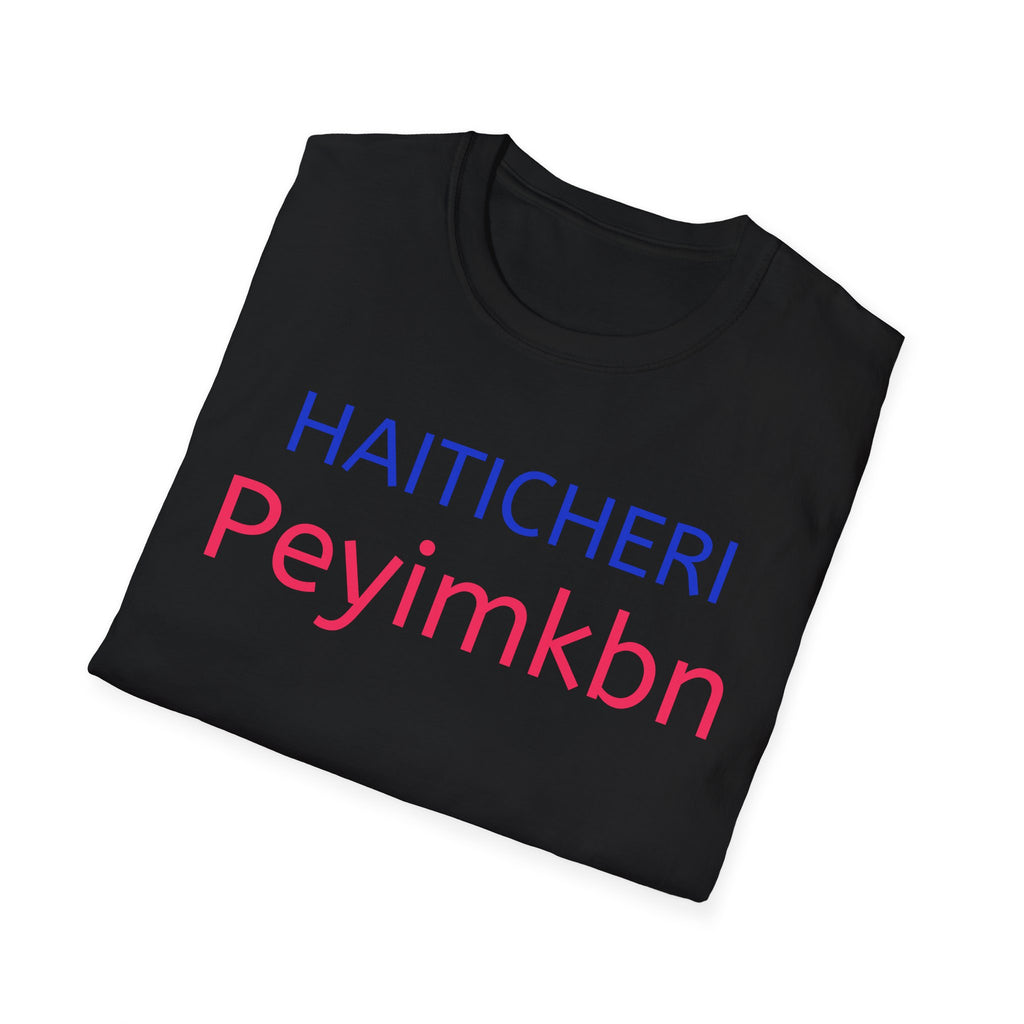 T-Shirt — HAITICHERI Peyimkbn Minimal Text Graphic