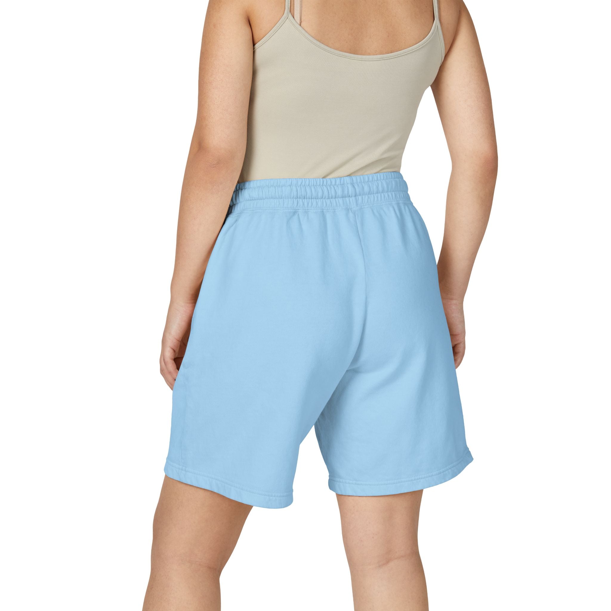 Lightweight Garment-Dyed Fleece Sweat Shorts — Casual Lounge & Athletic Wear