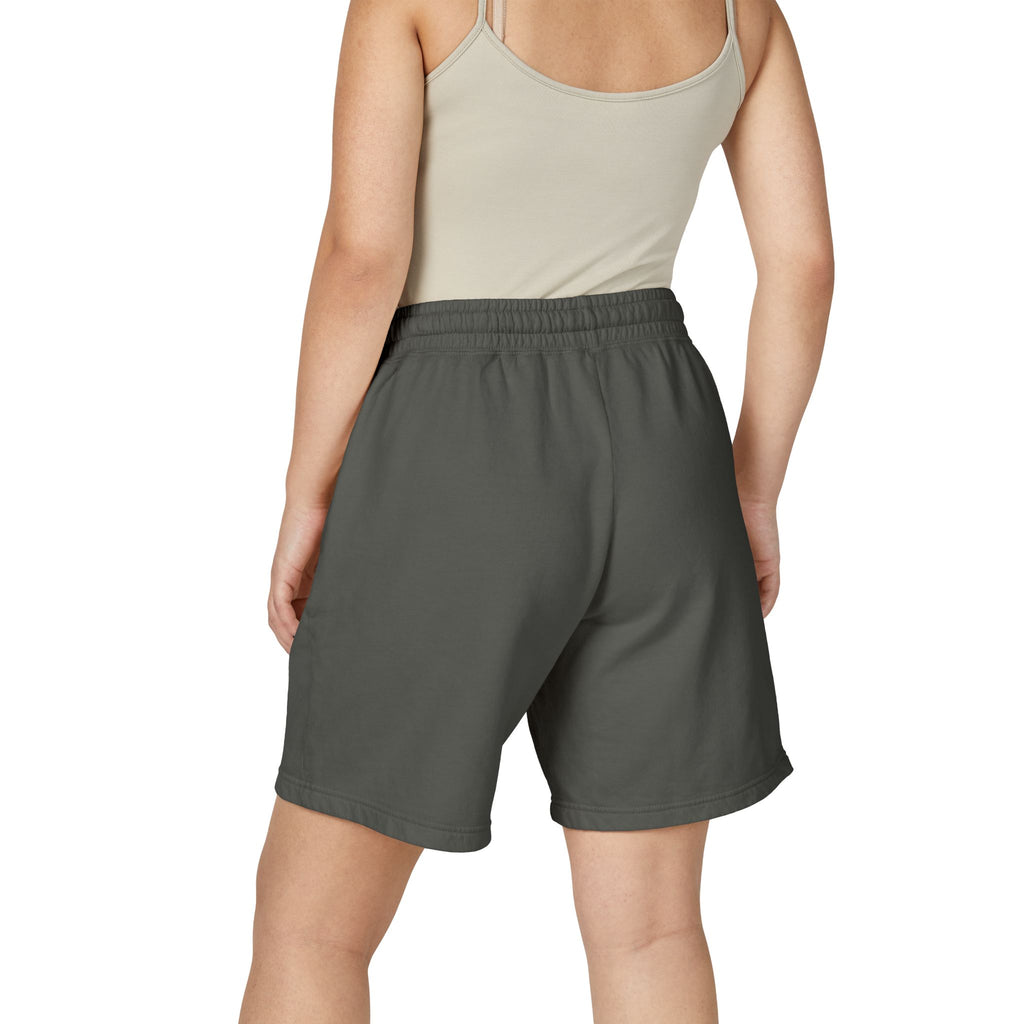 Lightweight Garment-Dyed Fleece Sweat Shorts — Casual Lounge & Athletic Wear