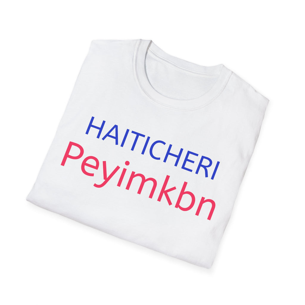 T-Shirt — HAITICHERI Peyimkbn Minimal Text Graphic