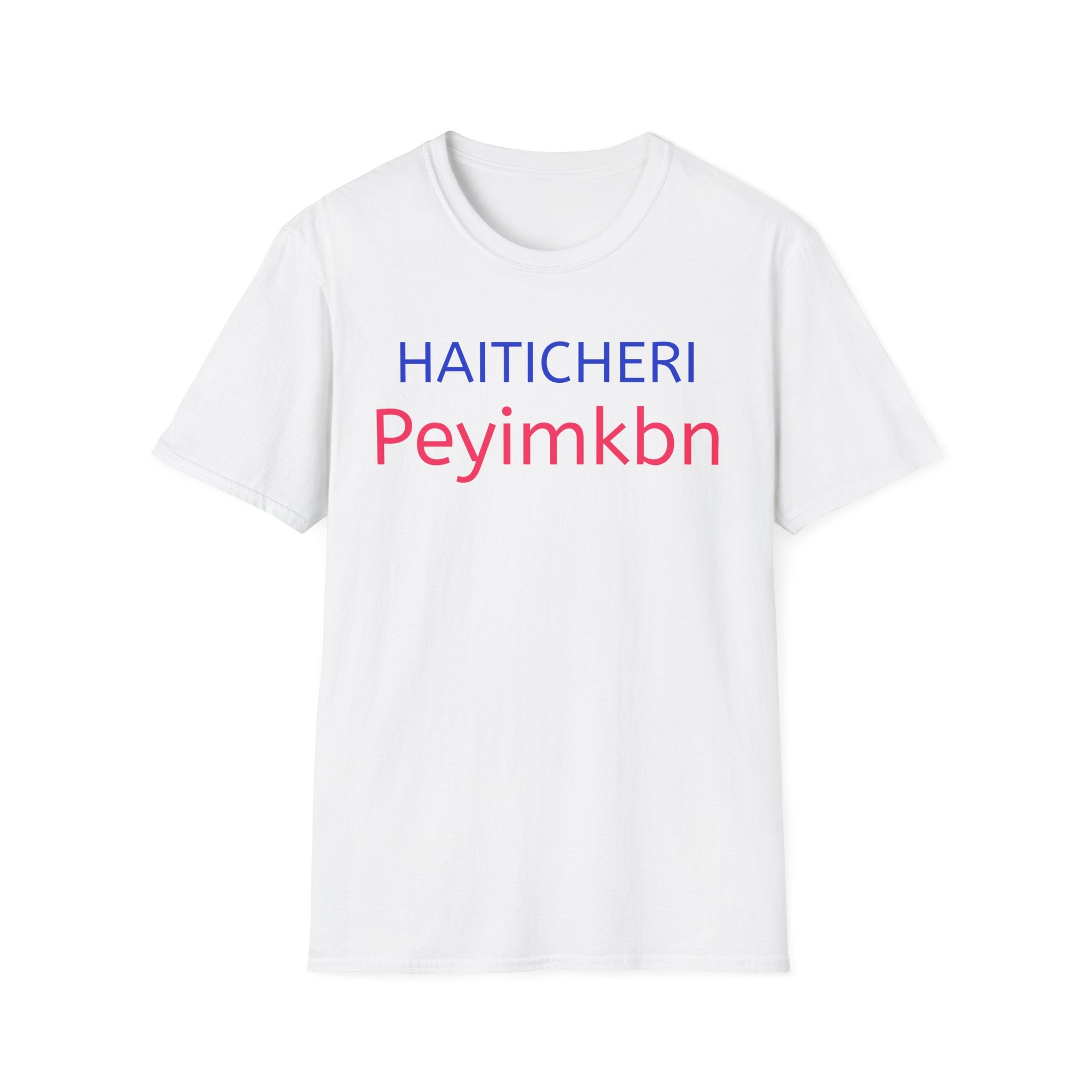 T-Shirt — HAITICHERI Peyimkbn Minimal Text Graphic
