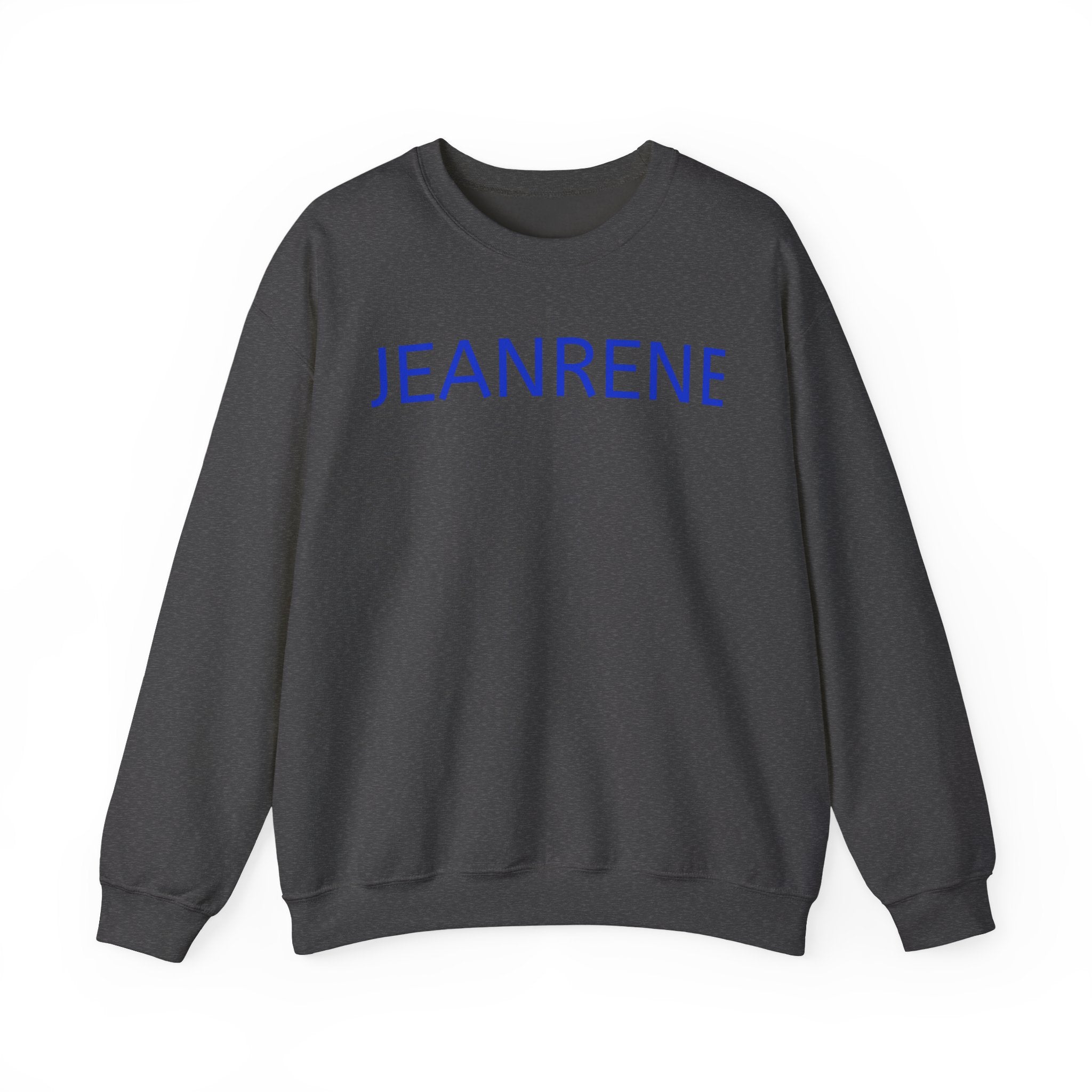 Jeanrene Crewneck Sweatshirt — Minimal Name Logo Pullover