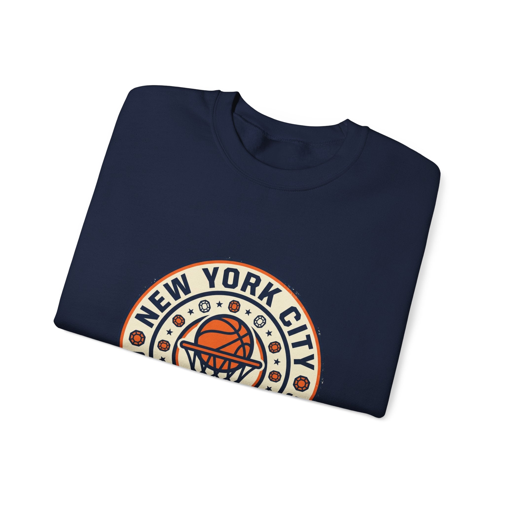 New York City Basketball Crest Sweatshirt | City Pride Streetwear