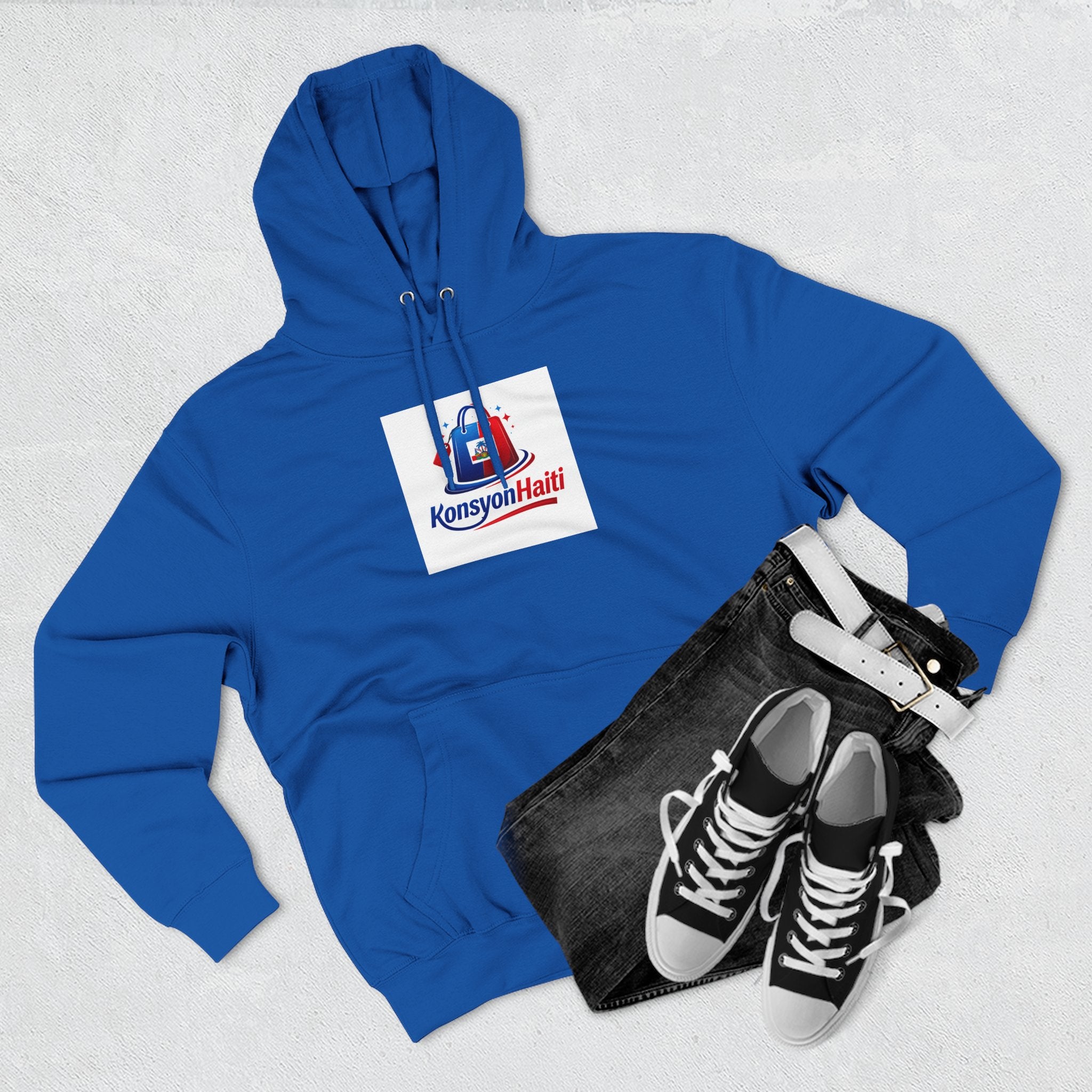 Hoodie — Kònsyon Ayiti Logo Fleece Pullover