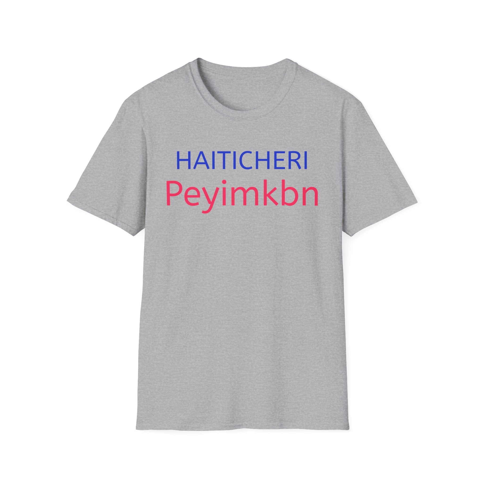 T-Shirt — HAITICHERI Peyimkbn Minimal Text Graphic