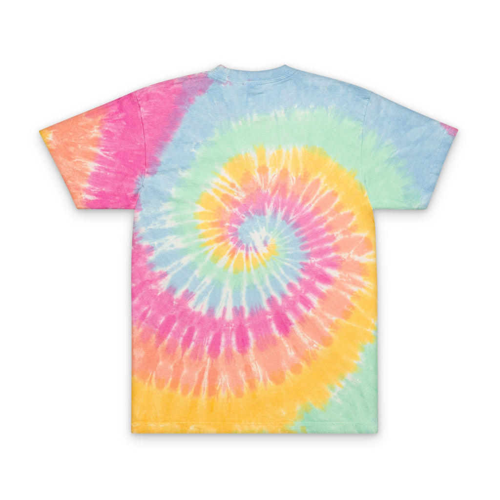 Tie-Dye Spiral T-Shirt — "Certified Classic" Embroidered Oversized Tee