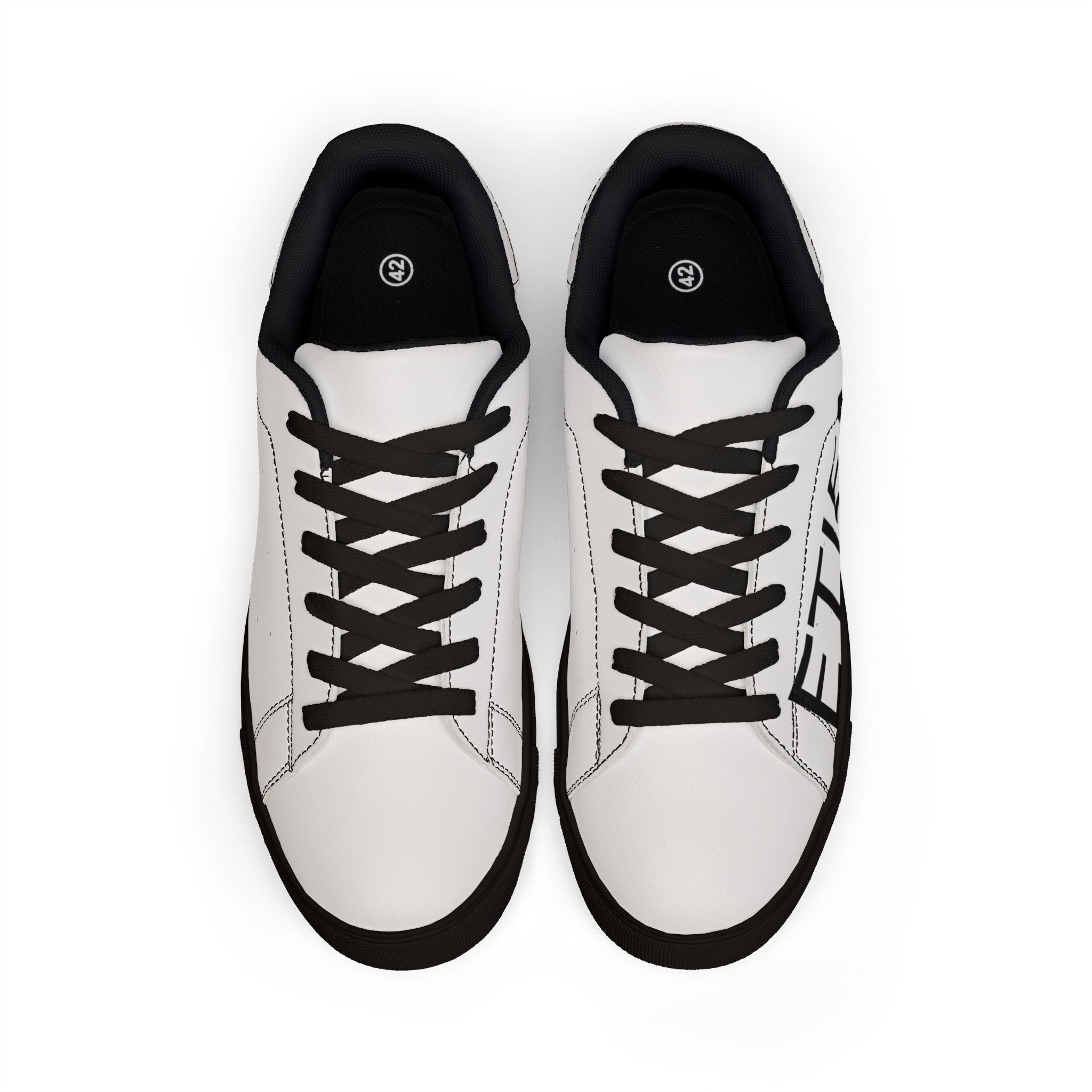 Leather Low-Top Sneakers — Bold "ETIENNE" Side Logo