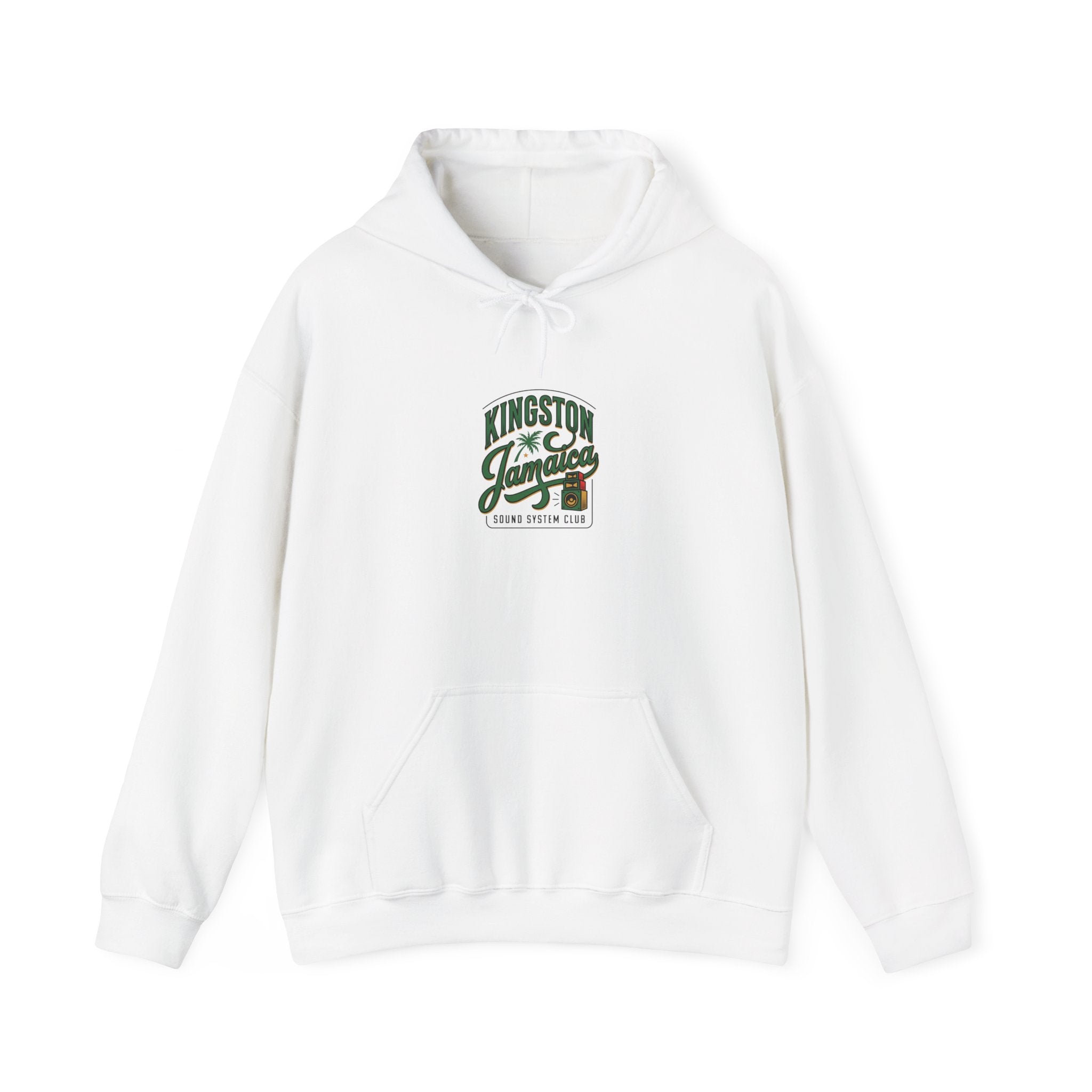 Kingston Jamaica vintage postcard Hoodie | Caribbean heritage, island pride