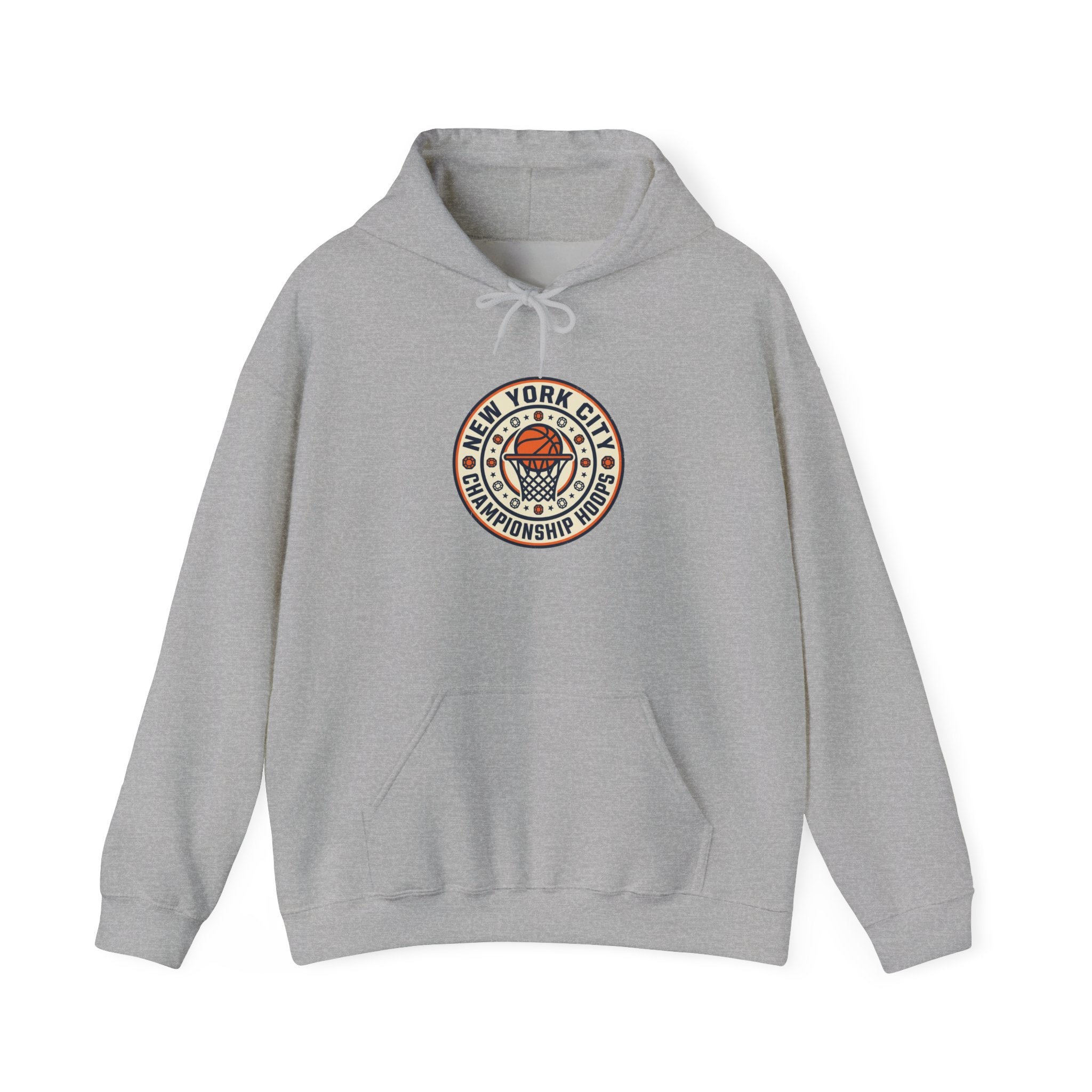 New York City Basketball Crest Hoodie | NY Basketball Streetwear