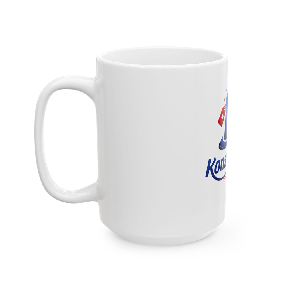 Ceramic Mug — Konsyon Haiti Travel & Shopping Logo Coffee Mug (11oz, 15oz)