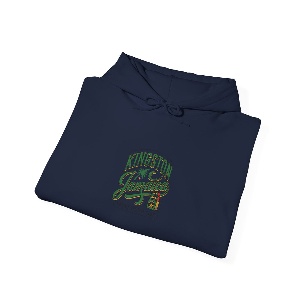 Kingston Jamaica vintage postcard Hoodie | Caribbean heritage, island pride