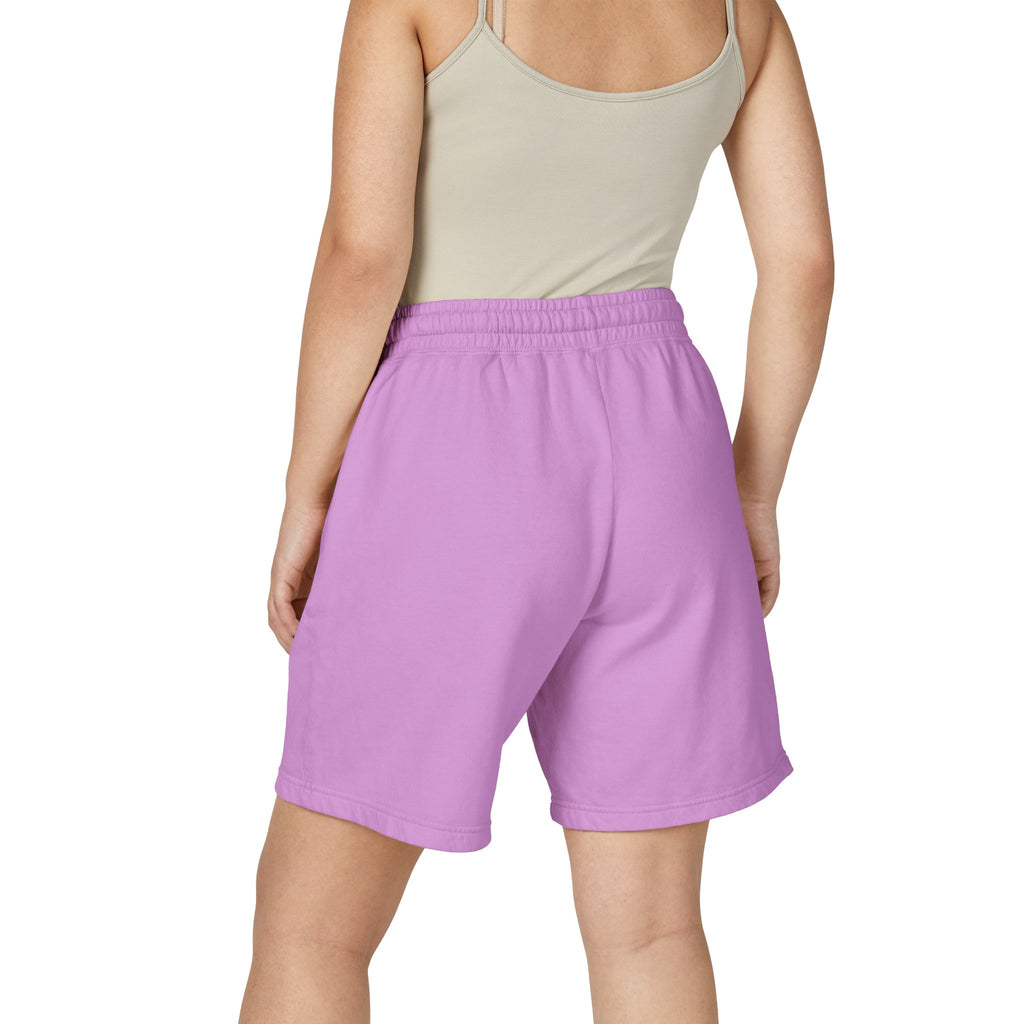 Lightweight Garment-Dyed Fleece Sweat Shorts — Casual Lounge & Athletic Wear