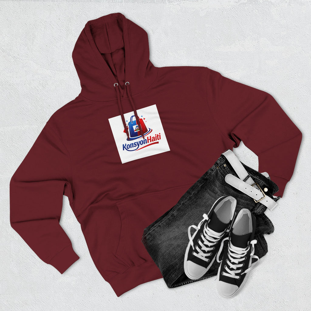 Hoodie — Kònsyon Ayiti Logo Fleece Pullover