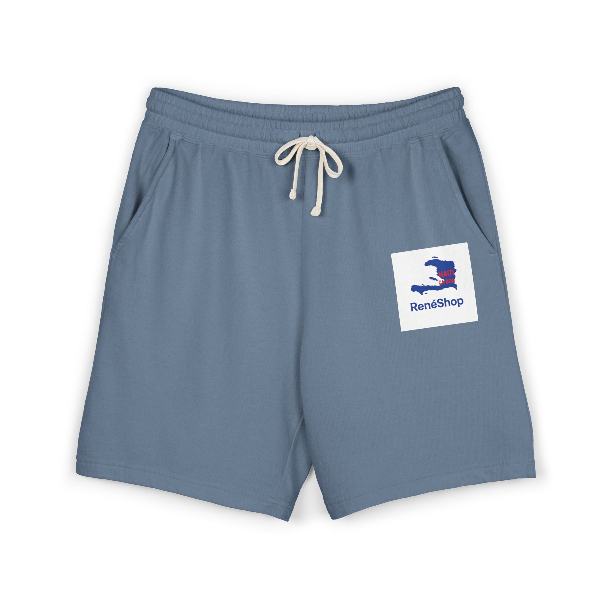 Lightweight Fleece Sweat Shorts – Minimal Logo Casual Lounge Shorts