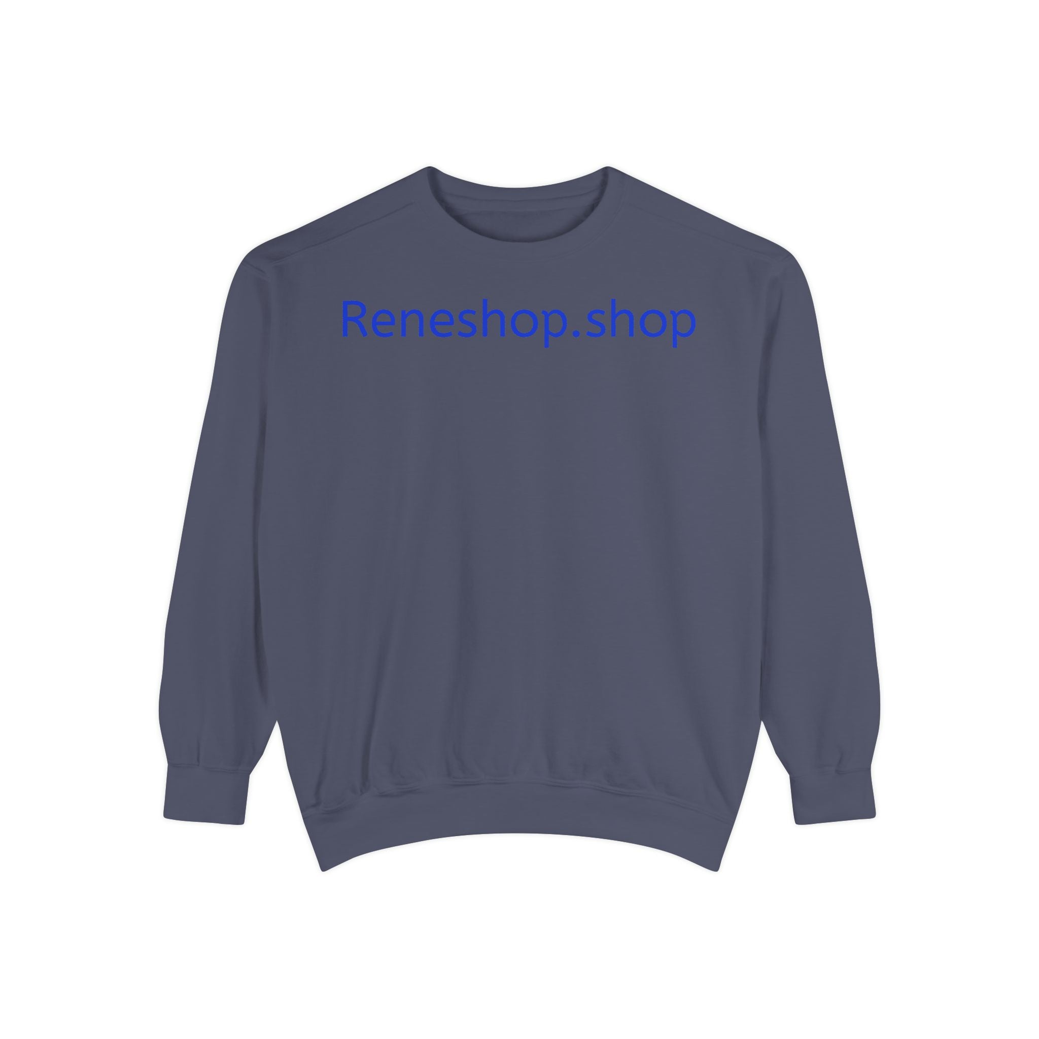 Reneshop.shop Logo Sweatshirt — Minimal White Crewneck