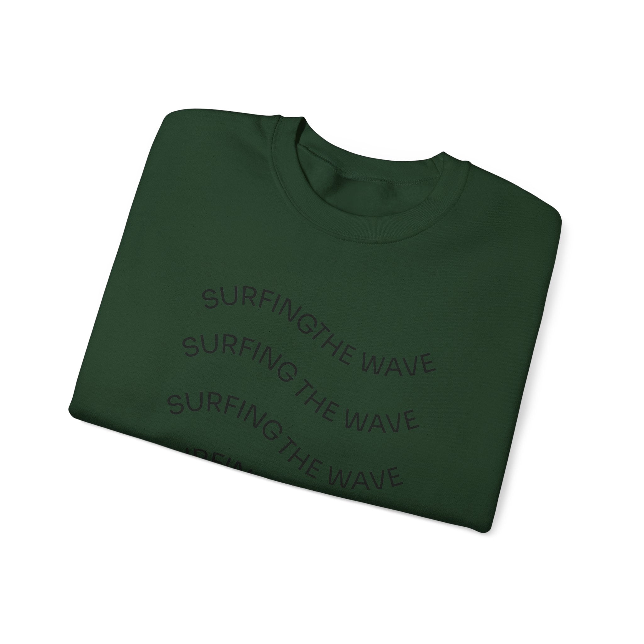 Sweatshirt — 'Surfing The Wave' Minimalist Crewneck