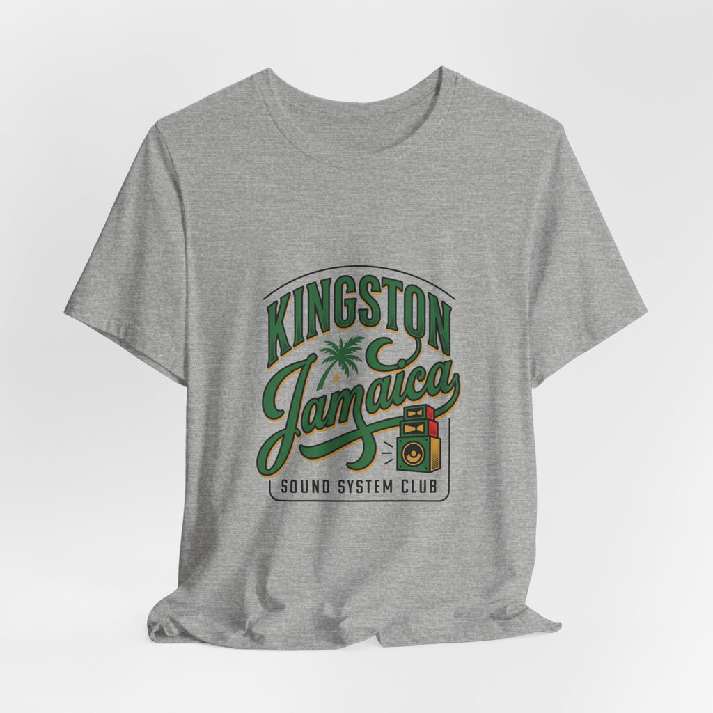 Kingston Jamaica Vintage Sound System Tee | Caribbean Heritage, Retro Island Pride