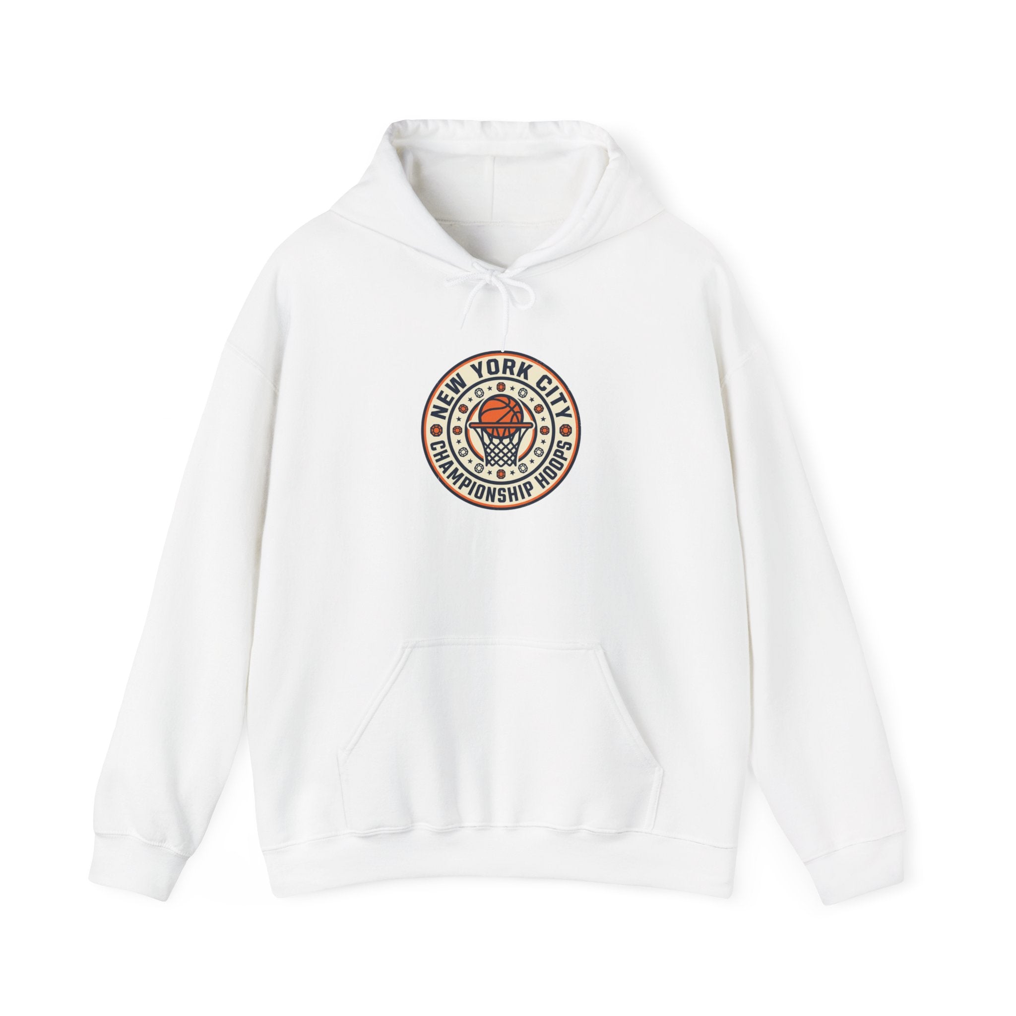 New York City Basketball Crest Hoodie | NY Basketball Streetwear