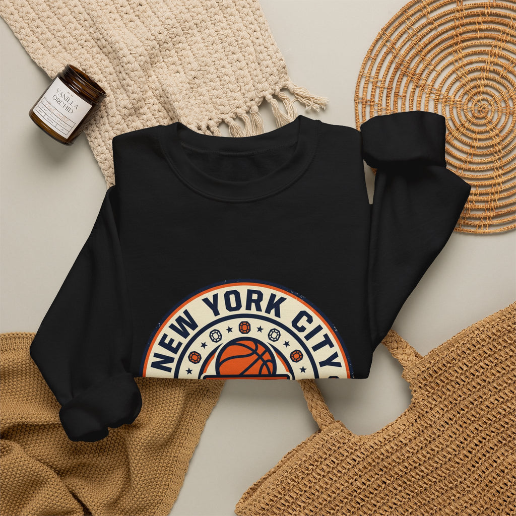 New York City Basketball Crest Sweatshirt | City Pride Streetwear