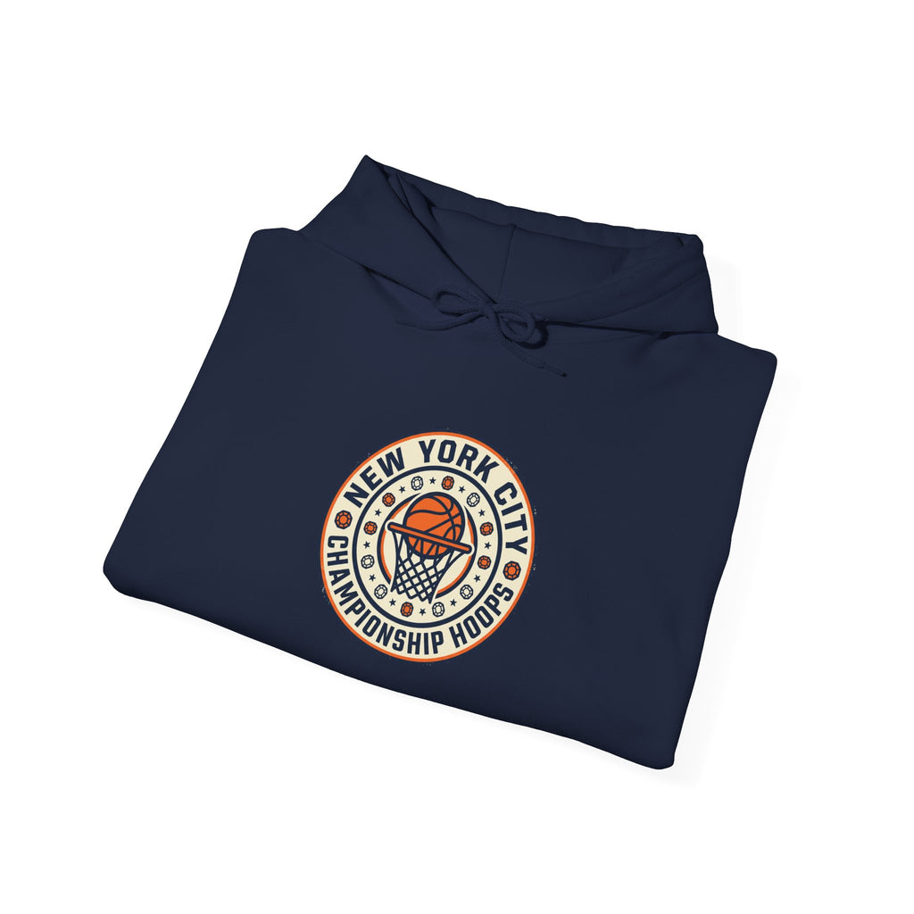 New York City Basketball Crest Hoodie | NY Basketball Streetwear
