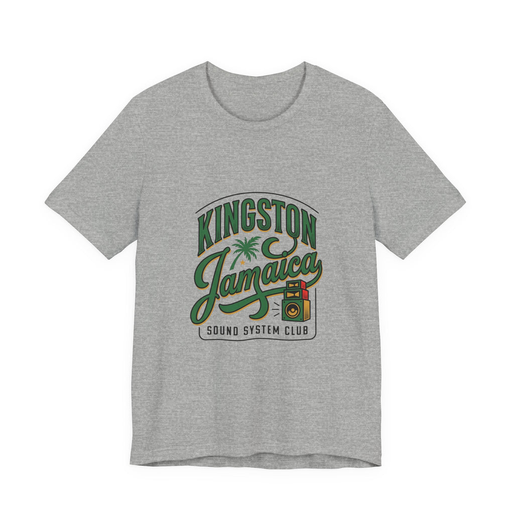 Kingston Jamaica Vintage Sound System Tee | Caribbean Heritage, Retro Island Pride