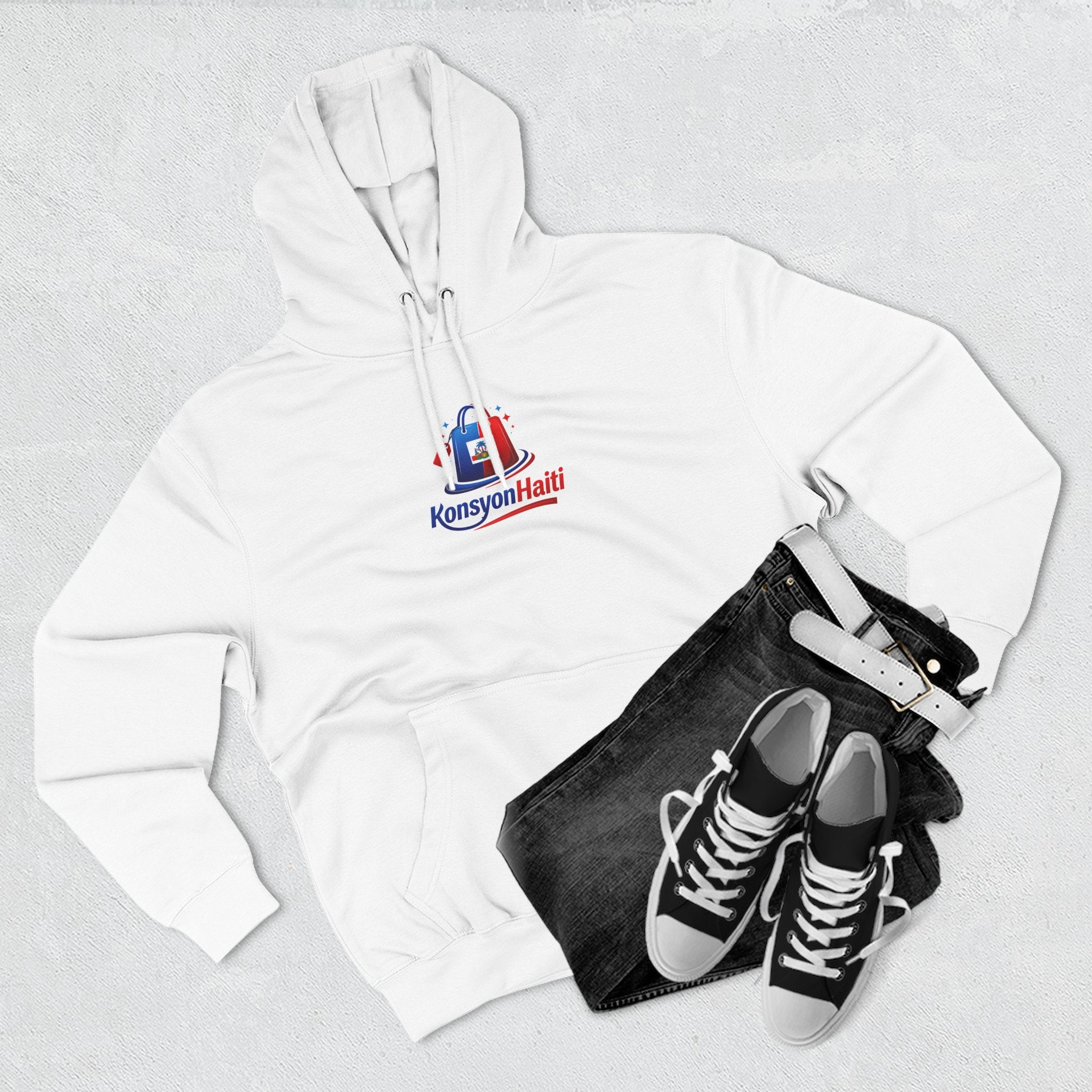 Hoodie — Kònsyon Ayiti Logo Fleece Pullover