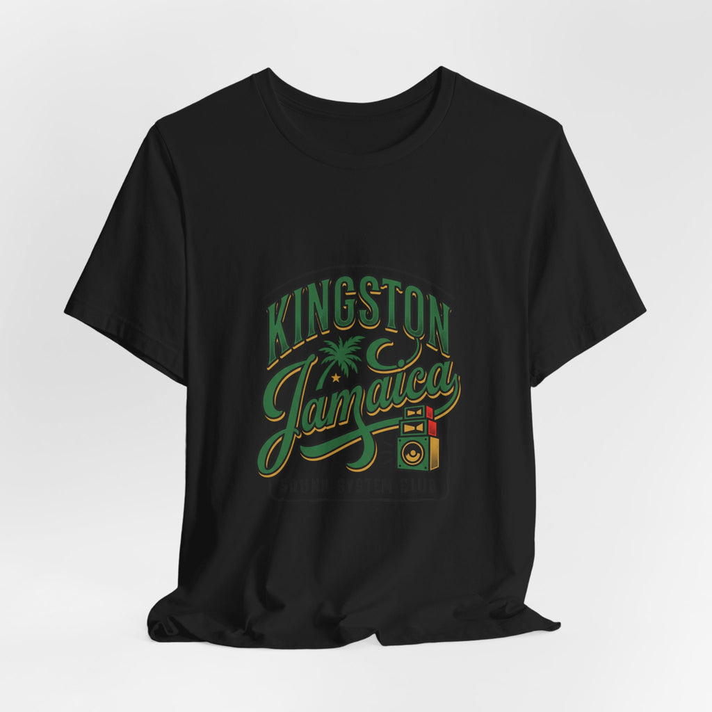 Kingston Jamaica Vintage Sound System Tee | Caribbean Heritage, Retro Island Pride
