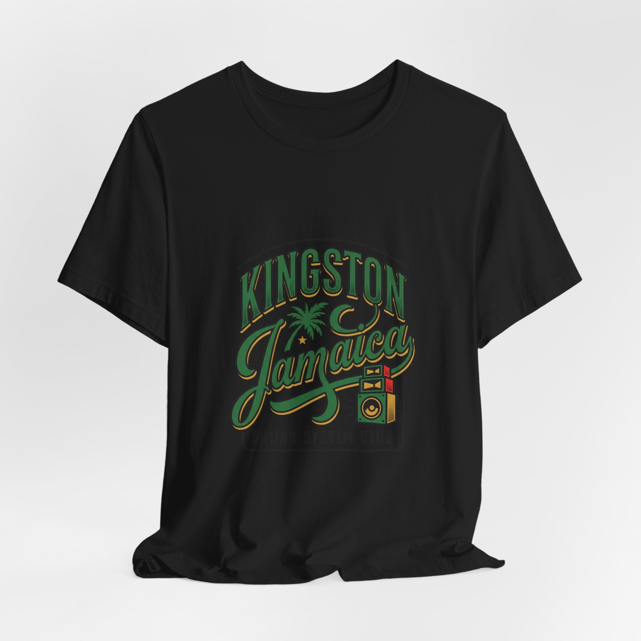 Kingston Jamaica Vintage Sound System Tee | Caribbean Heritage, Retro Island Pride