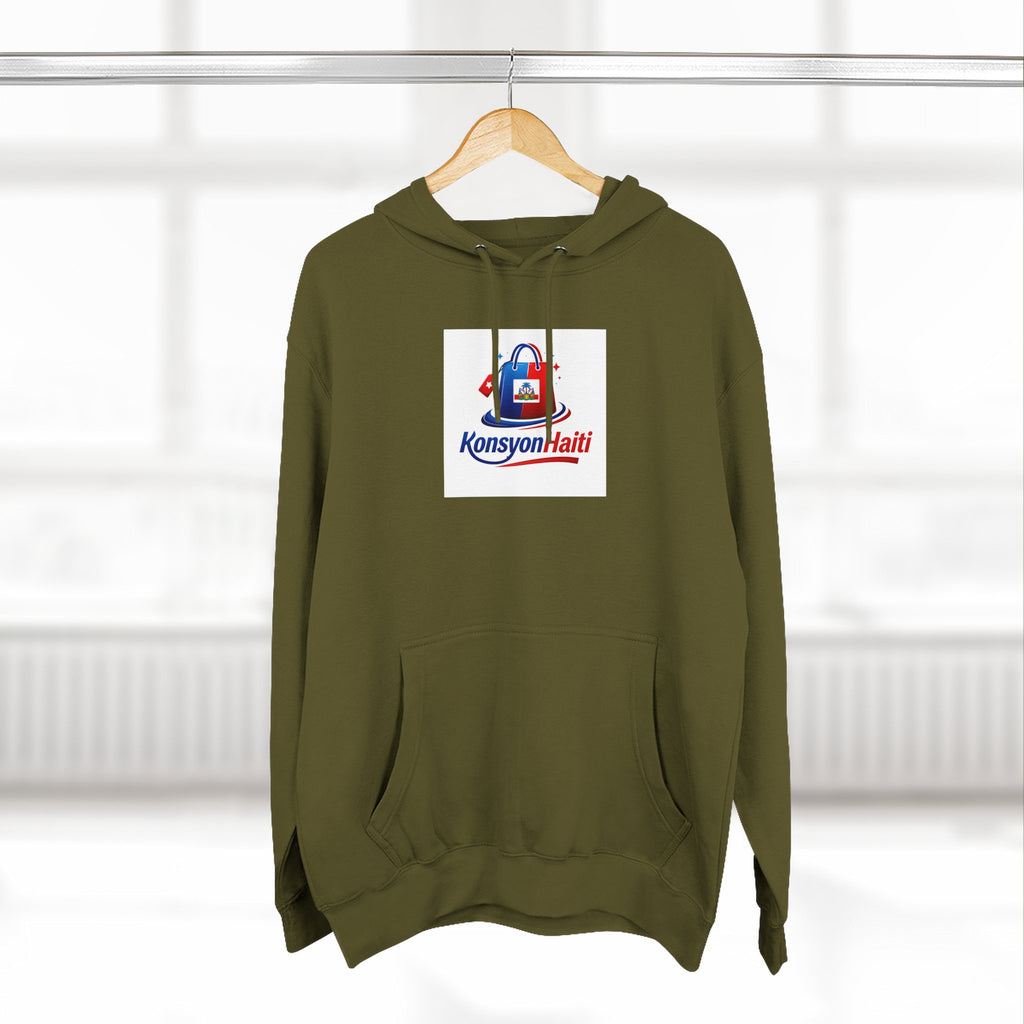 Hoodie — Kònsyon Ayiti Logo Fleece Pullover