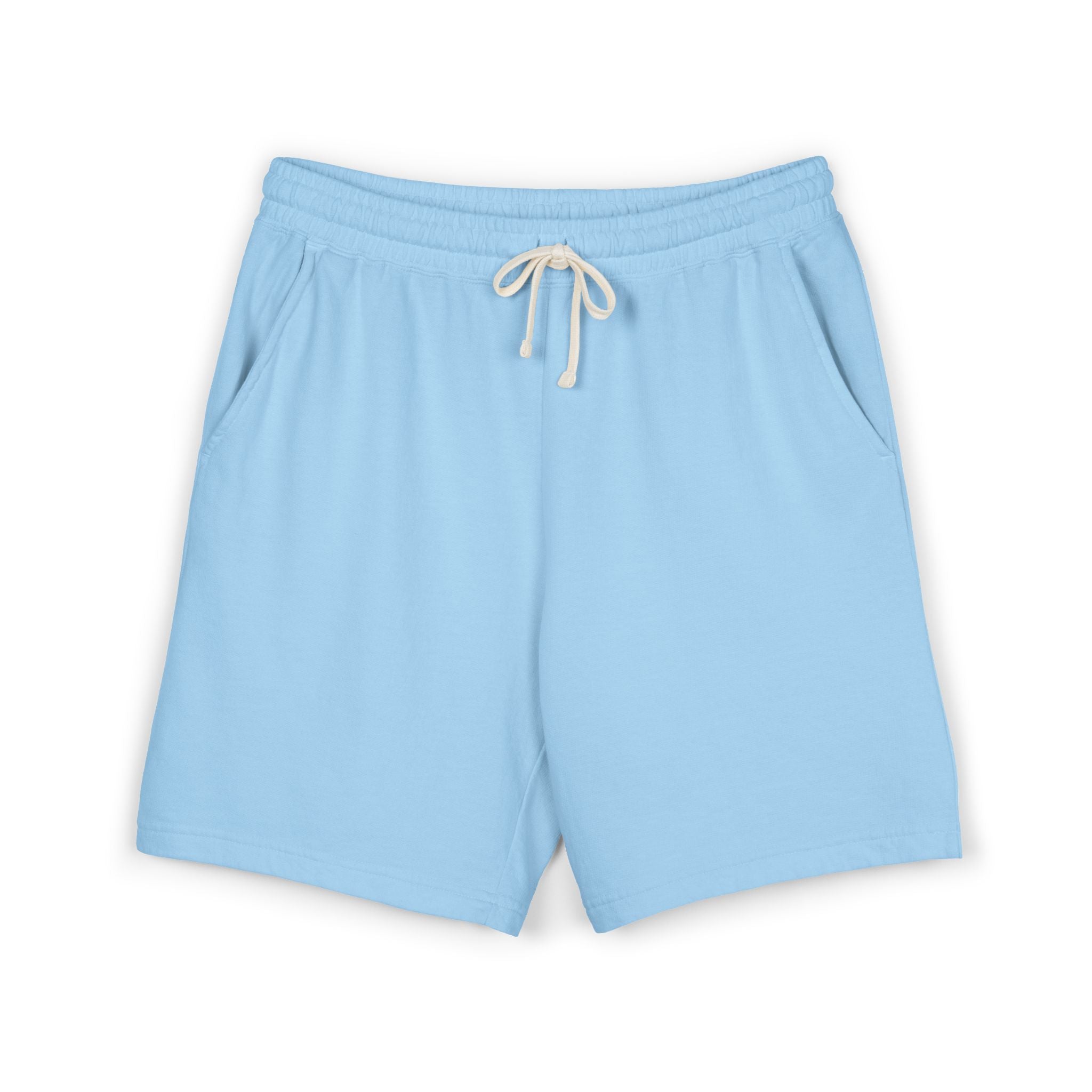 Lightweight Garment-Dyed Fleece Sweat Shorts — Casual Lounge & Athletic Wear
